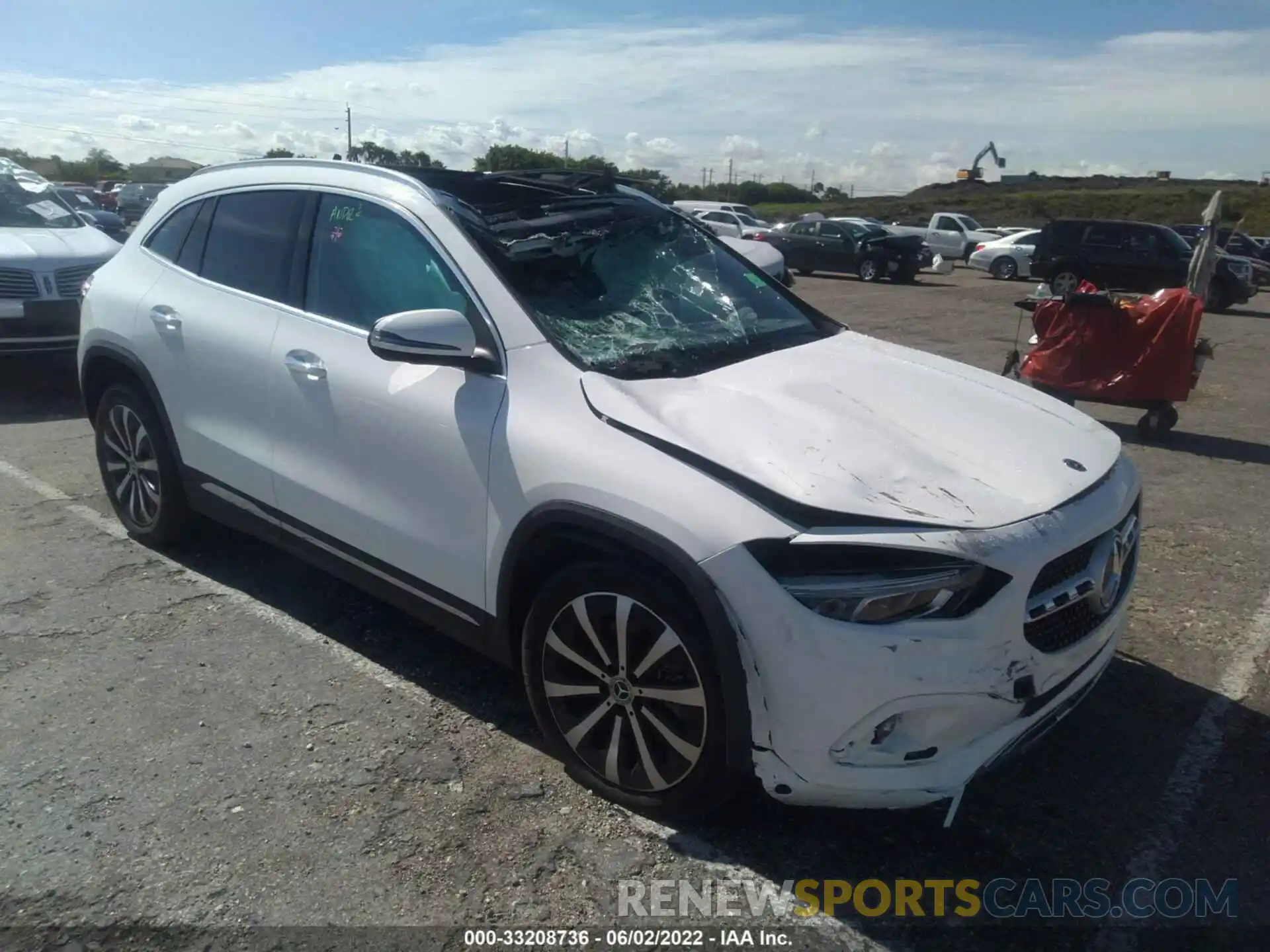 1 Photograph of a damaged car W1N4N4GB0MJ150703 MERCEDES-BENZ GLA 2021