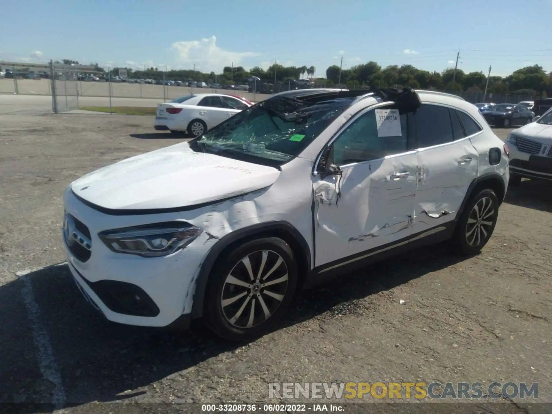 2 Photograph of a damaged car W1N4N4GB0MJ150703 MERCEDES-BENZ GLA 2021