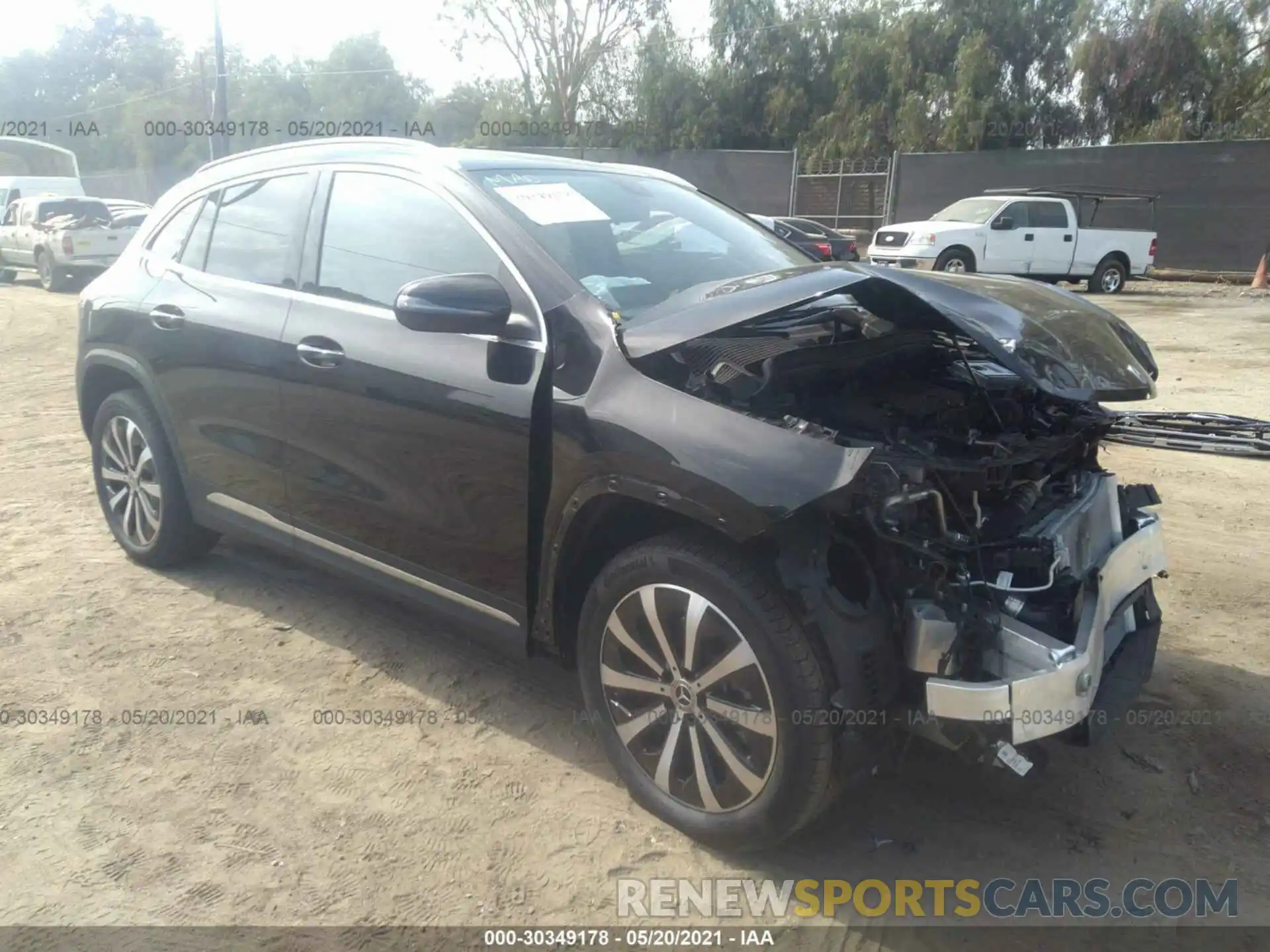 1 Photograph of a damaged car W1N4N4GB0MJ171809 MERCEDES-BENZ GLA 2021