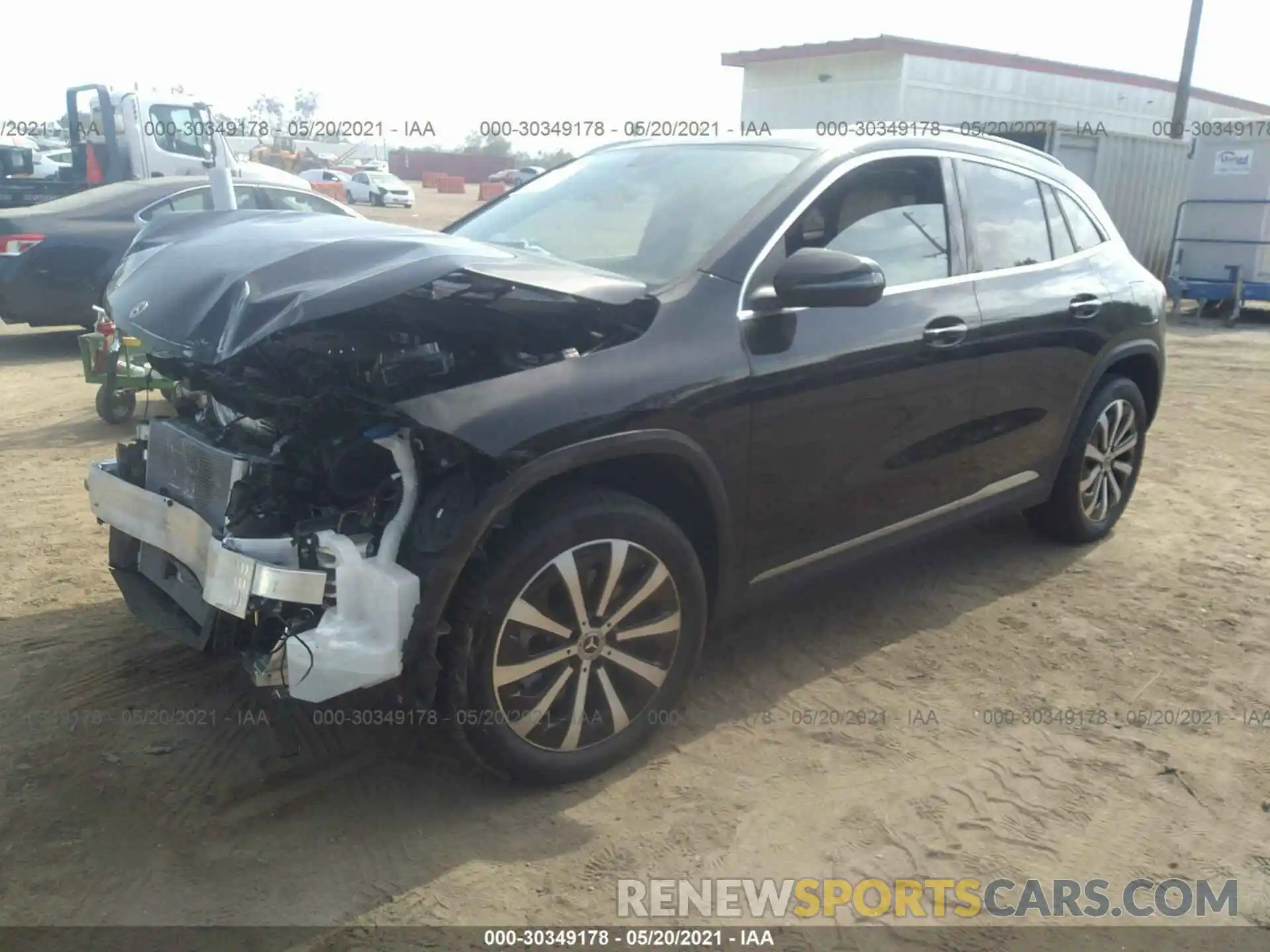 2 Photograph of a damaged car W1N4N4GB0MJ171809 MERCEDES-BENZ GLA 2021