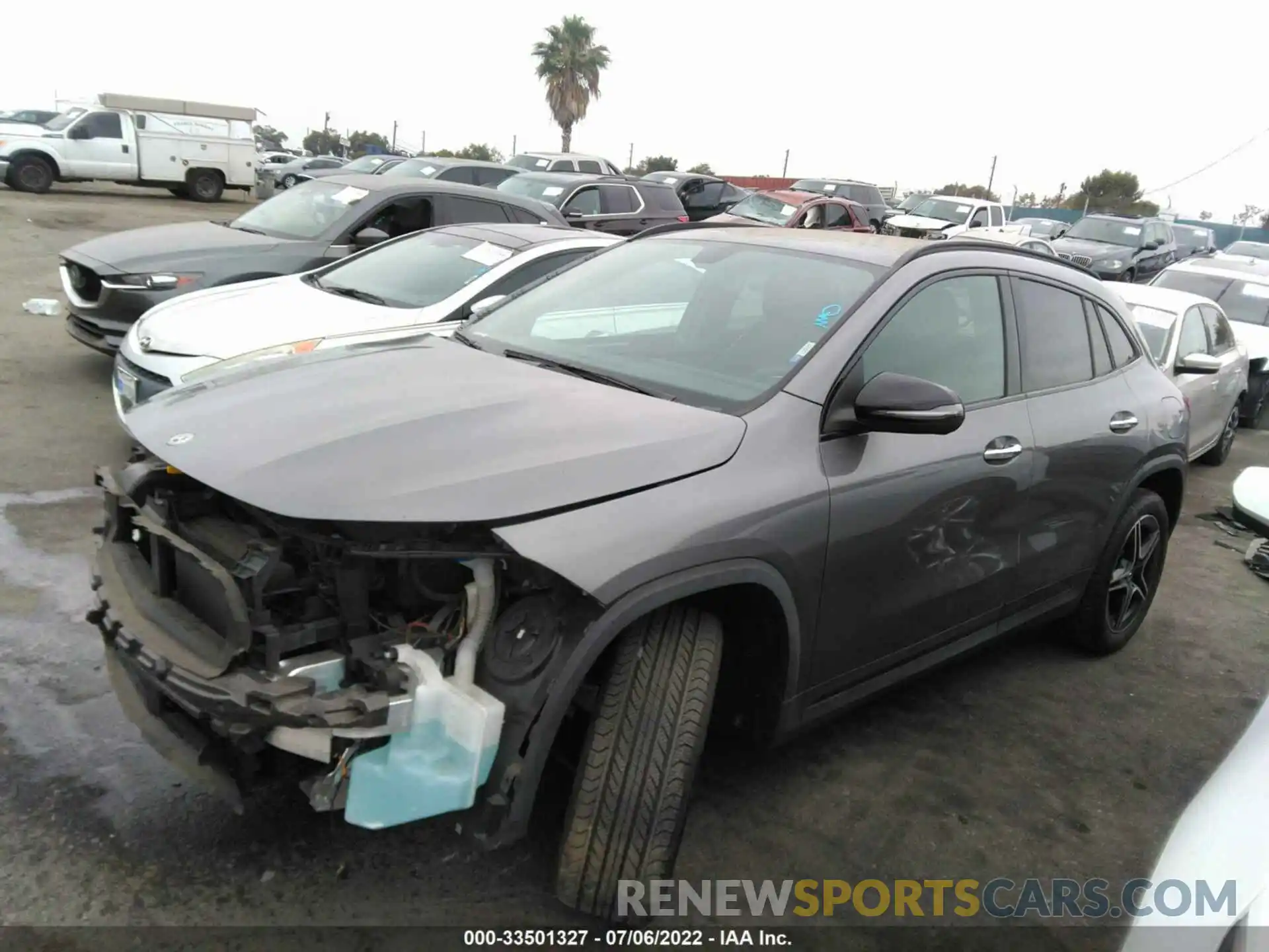 2 Photograph of a damaged car W1N4N4GB1MJ159247 MERCEDES-BENZ GLA 2021