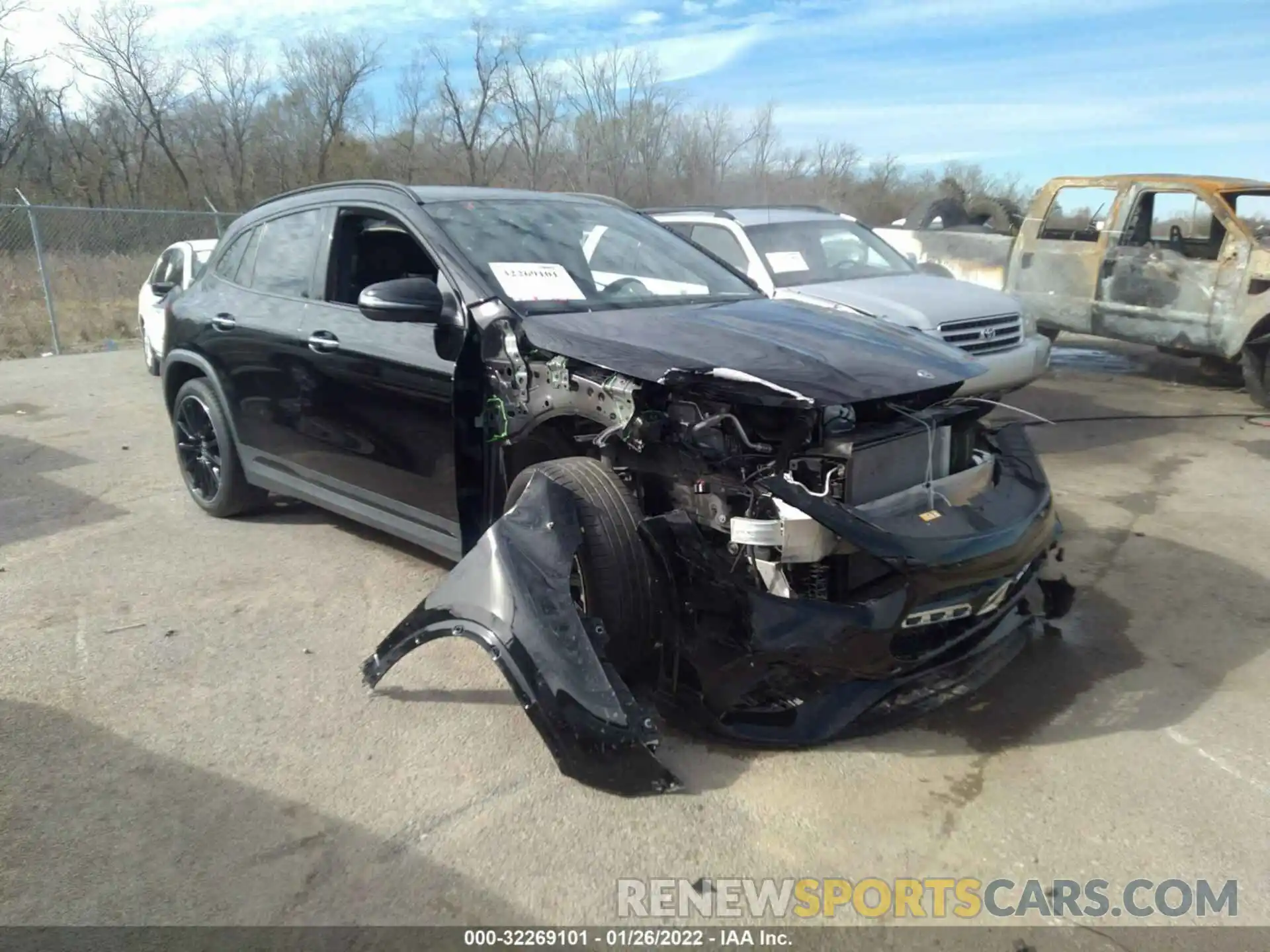 1 Photograph of a damaged car W1N4N4GB2MJ273452 MERCEDES-BENZ GLA 2021