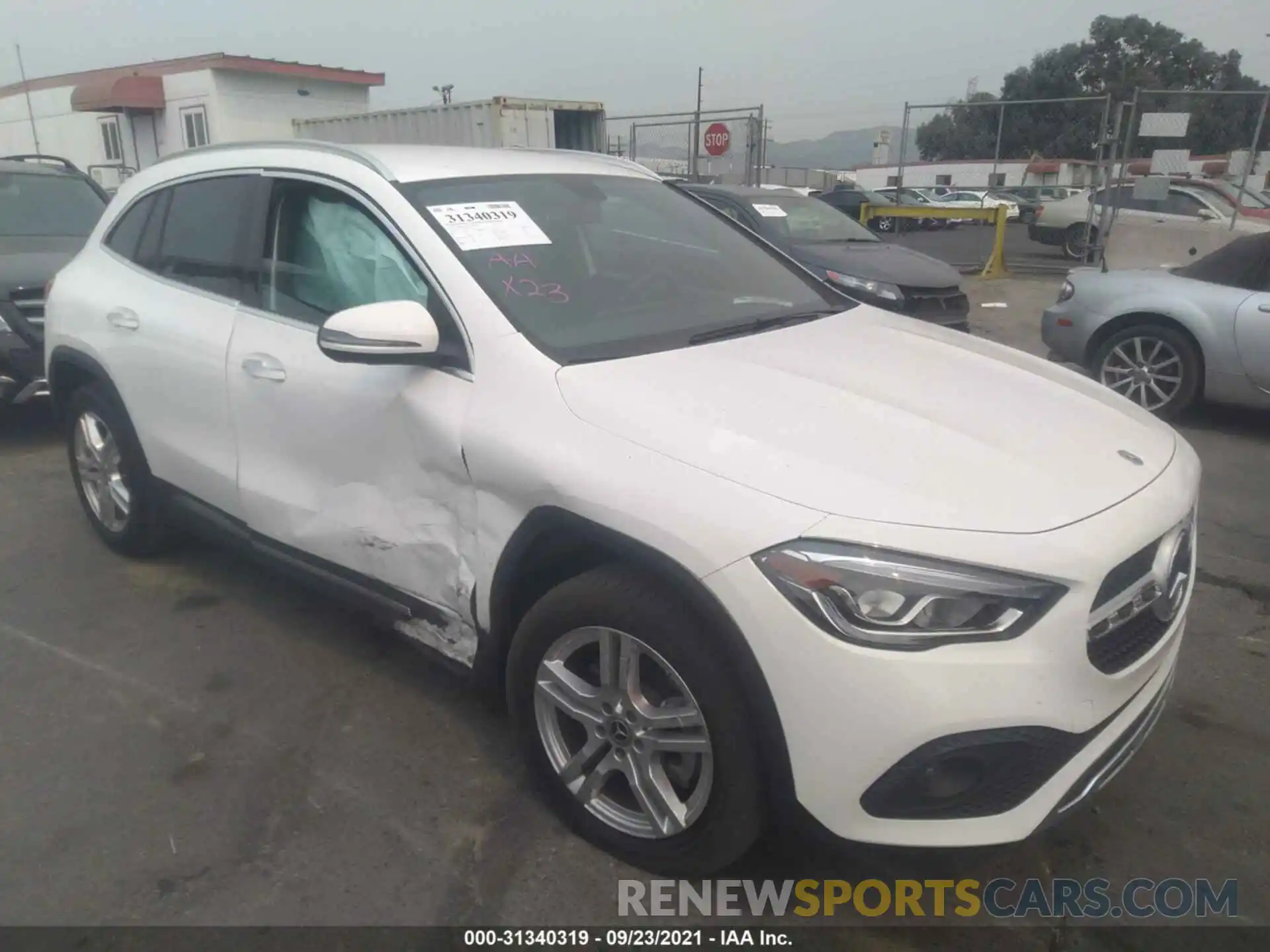 1 Photograph of a damaged car W1N4N4GB3MJ118277 MERCEDES-BENZ GLA 2021