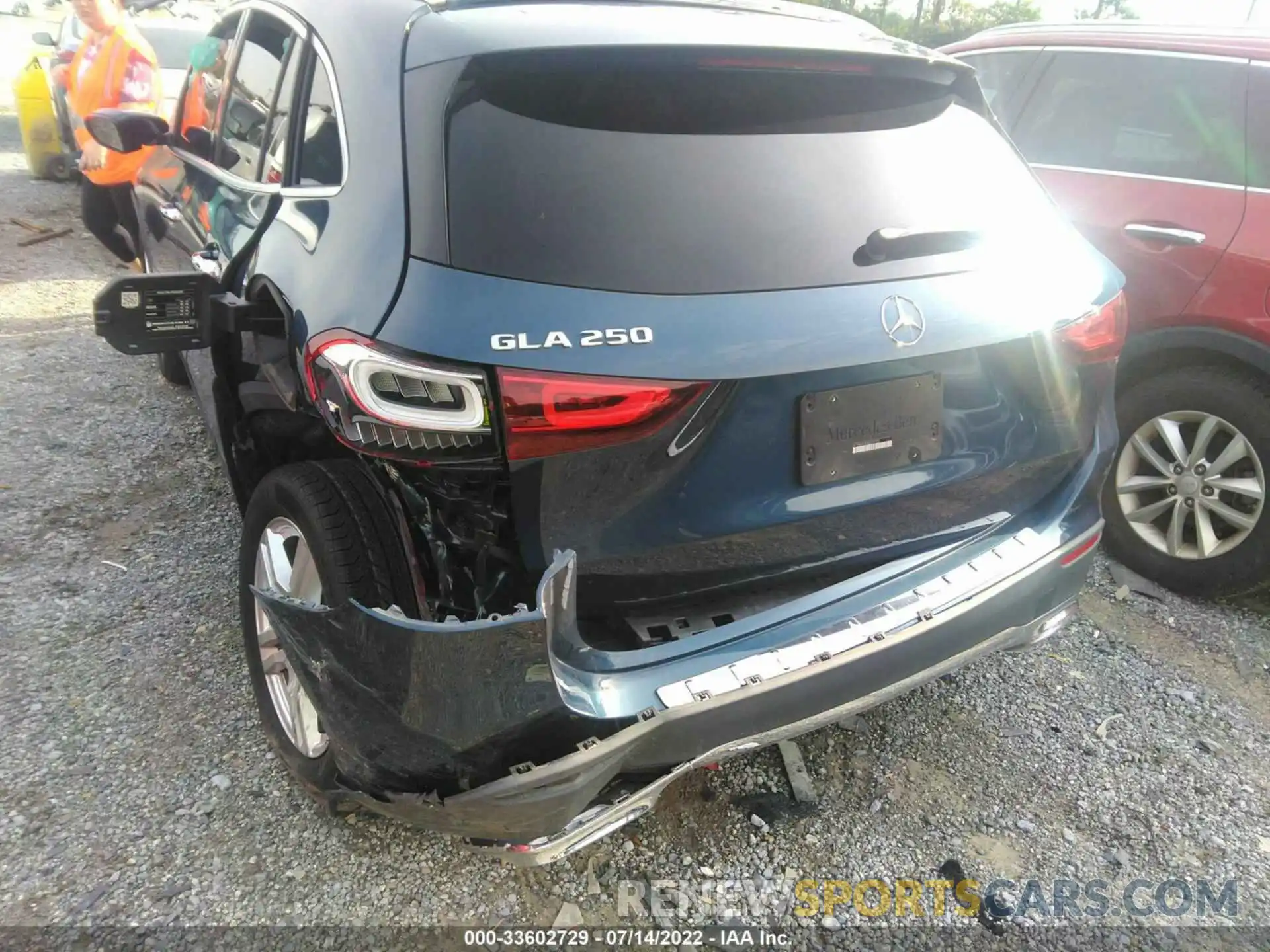 6 Photograph of a damaged car W1N4N4GB3MJ233185 MERCEDES-BENZ GLA 2021