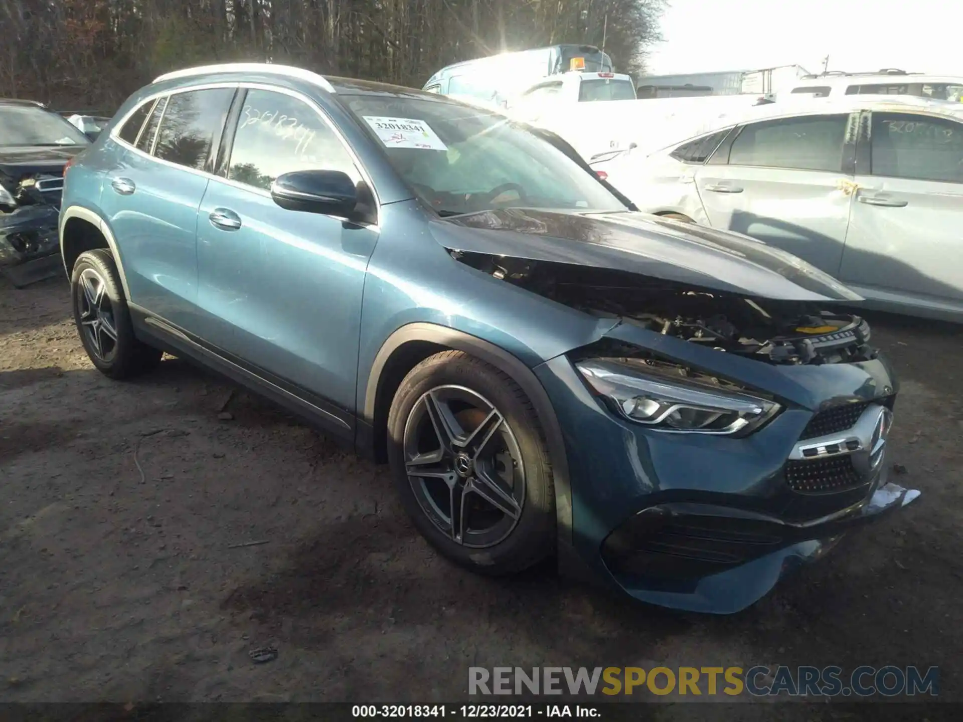 1 Photograph of a damaged car W1N4N4GB4MJ164006 MERCEDES-BENZ GLA 2021