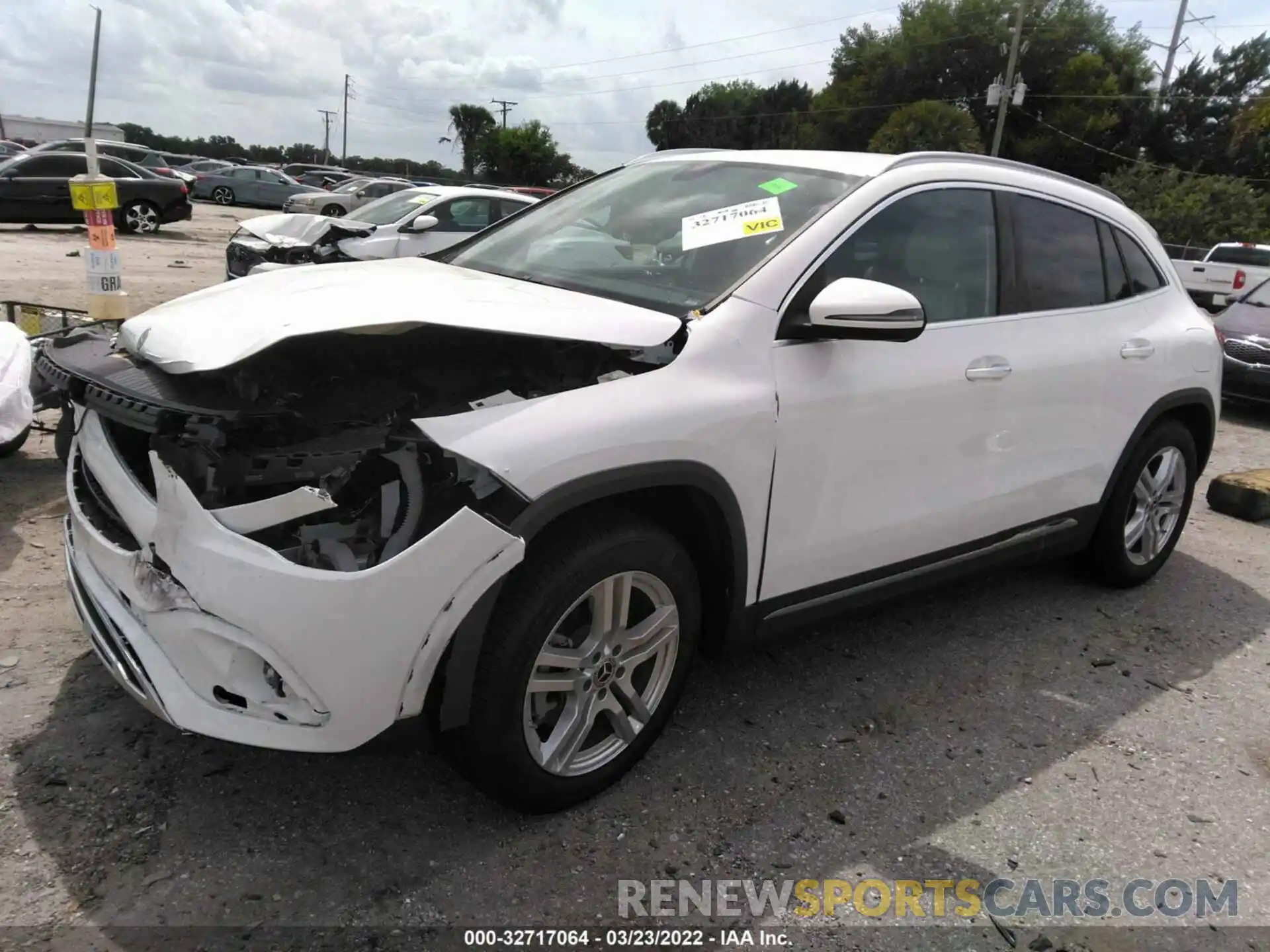 2 Photograph of a damaged car W1N4N4GB4MJ205914 MERCEDES-BENZ GLA 2021