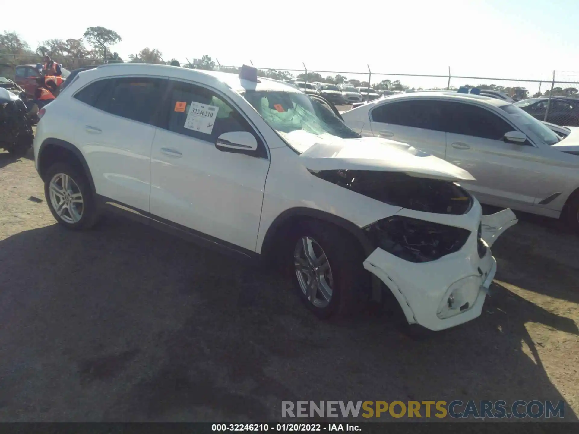 1 Photograph of a damaged car W1N4N4GB5MJ118068 MERCEDES-BENZ GLA 2021