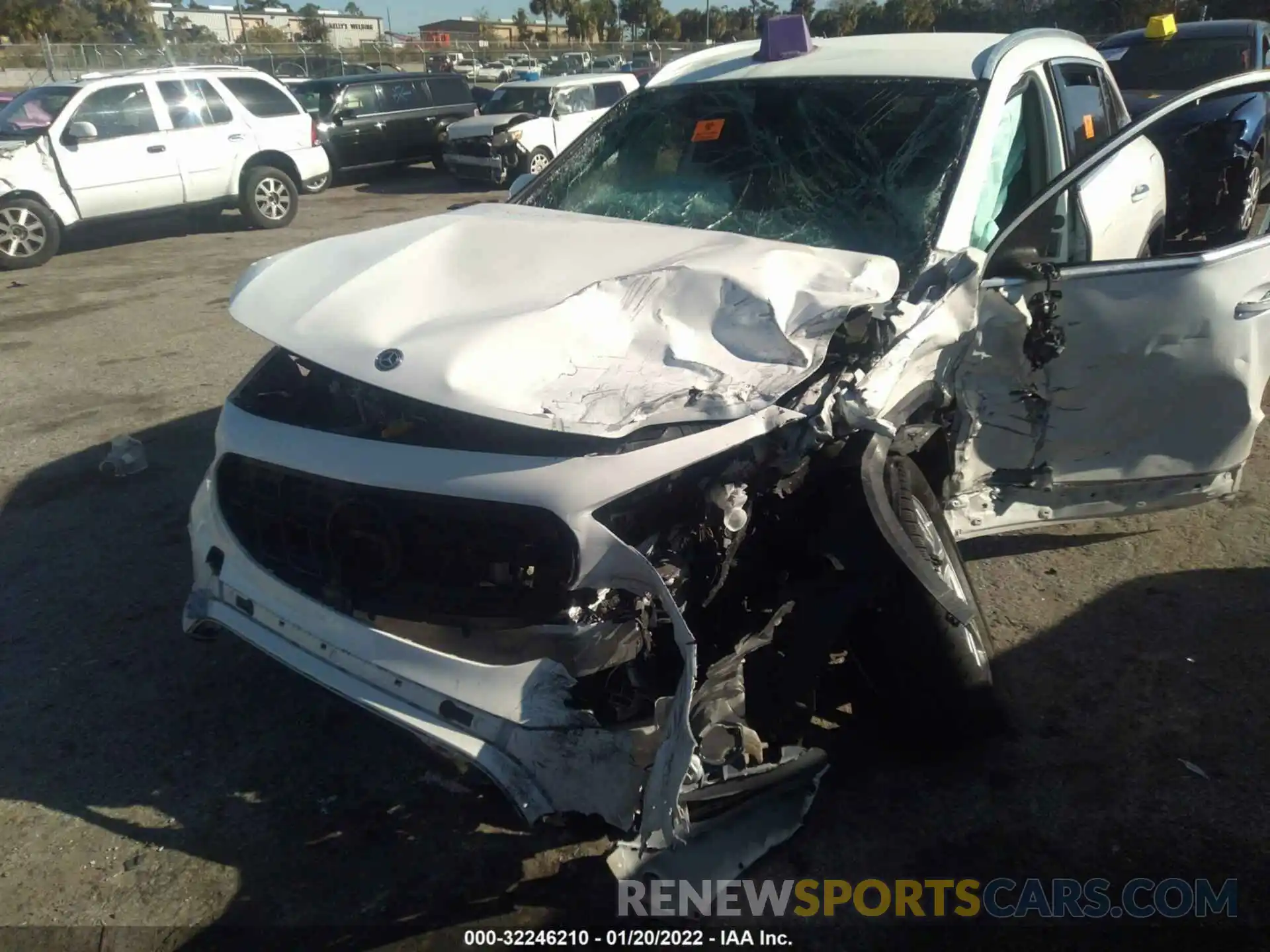 6 Photograph of a damaged car W1N4N4GB5MJ118068 MERCEDES-BENZ GLA 2021