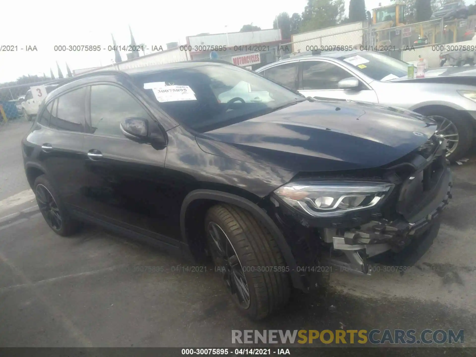 1 Photograph of a damaged car W1N4N4GB6MJ212198 MERCEDES-BENZ GLA 2021