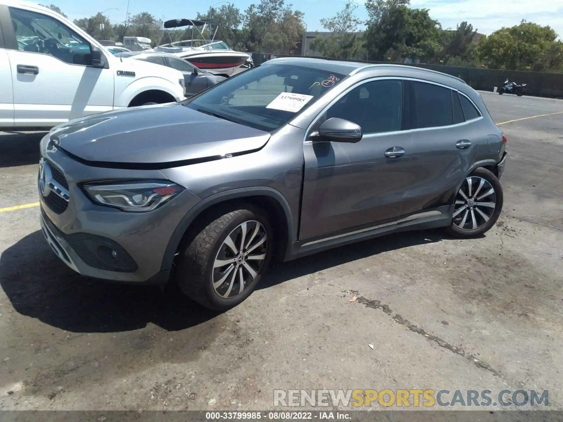 2 Photograph of a damaged car W1N4N4GB6MJ215909 MERCEDES-BENZ GLA 2021