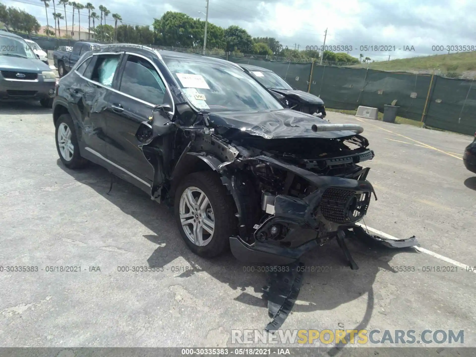 1 Photograph of a damaged car W1N4N4GB6MJ263409 MERCEDES-BENZ GLA 2021