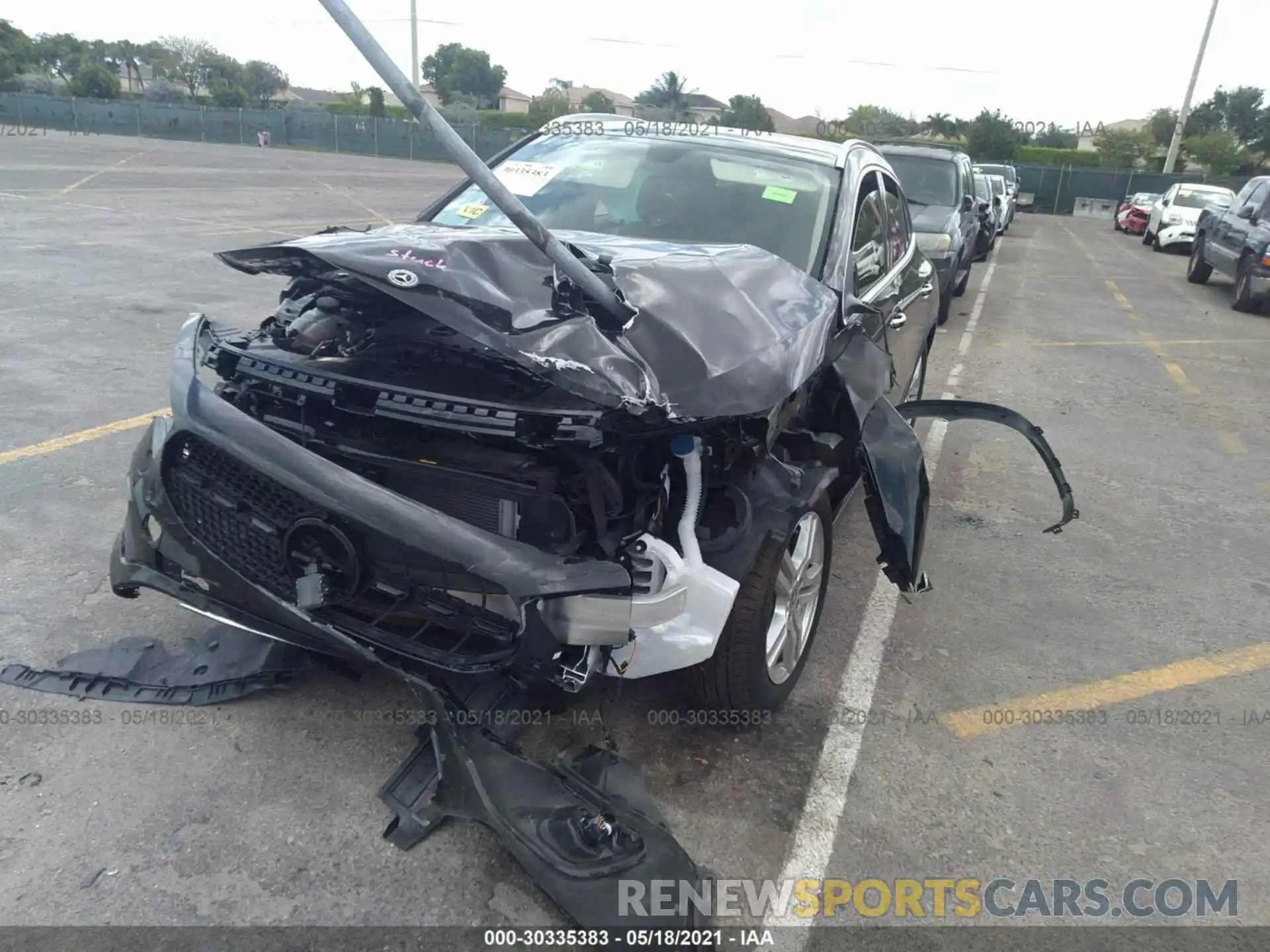 6 Photograph of a damaged car W1N4N4GB6MJ263409 MERCEDES-BENZ GLA 2021