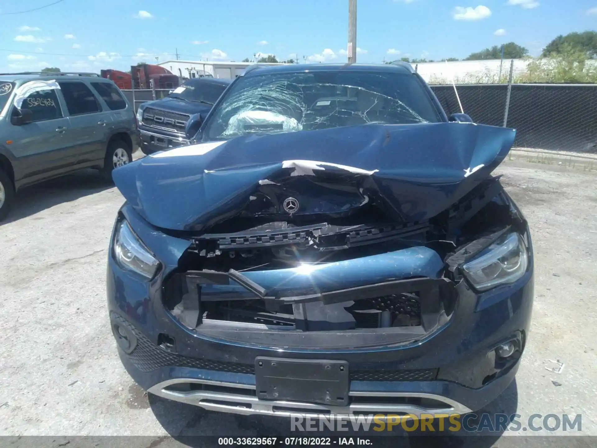 6 Photograph of a damaged car W1N4N4GB7MJ167479 MERCEDES-BENZ GLA 2021