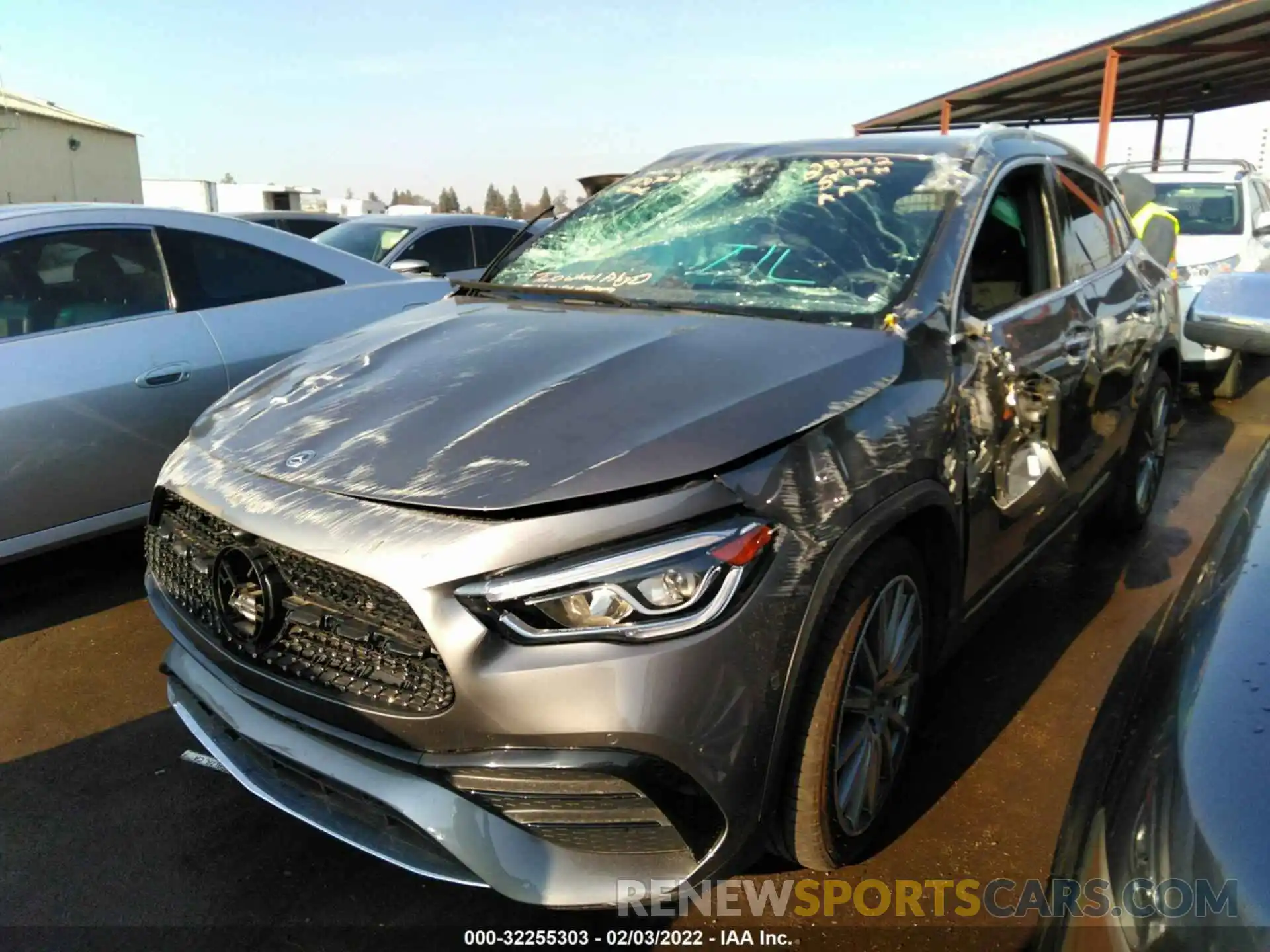 2 Photograph of a damaged car W1N4N4GB7MJ192608 MERCEDES-BENZ GLA 2021