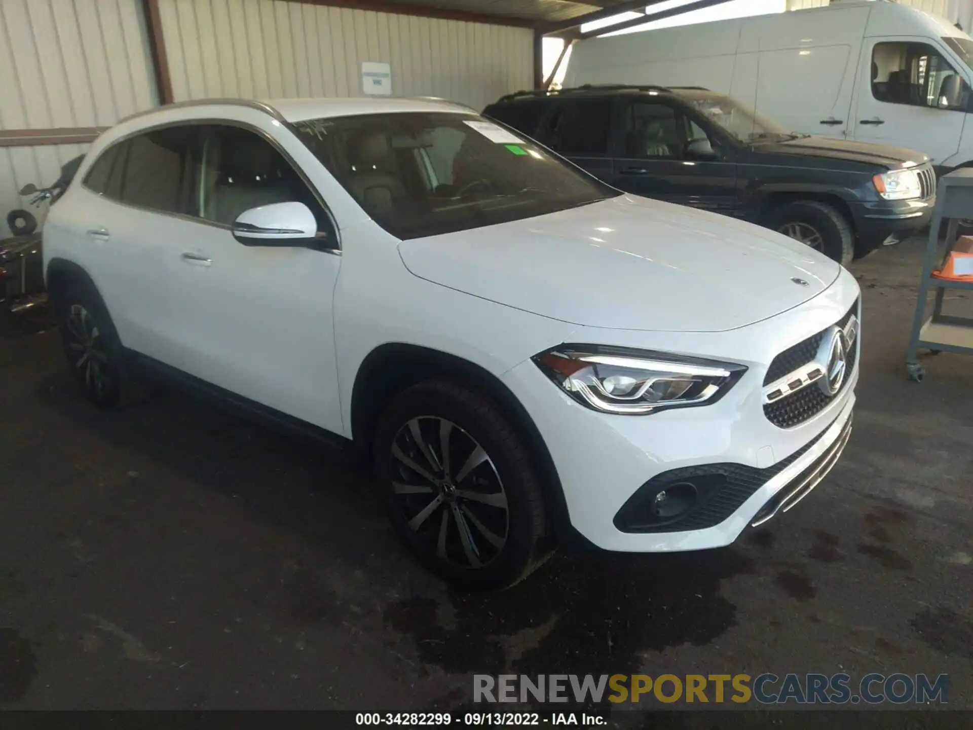 1 Photograph of a damaged car W1N4N4GB7MJ253133 MERCEDES-BENZ GLA 2021