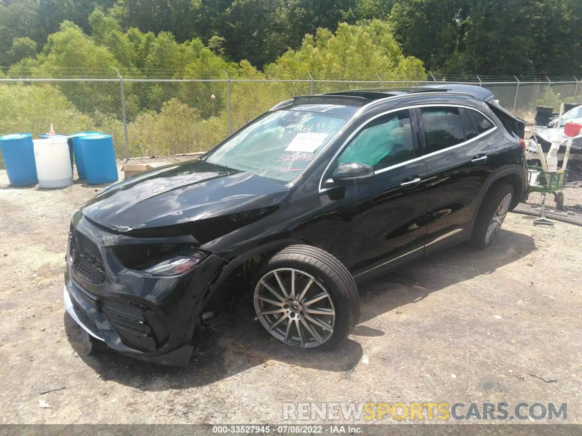 2 Photograph of a damaged car W1N4N4GB7MJ283636 MERCEDES-BENZ GLA 2021