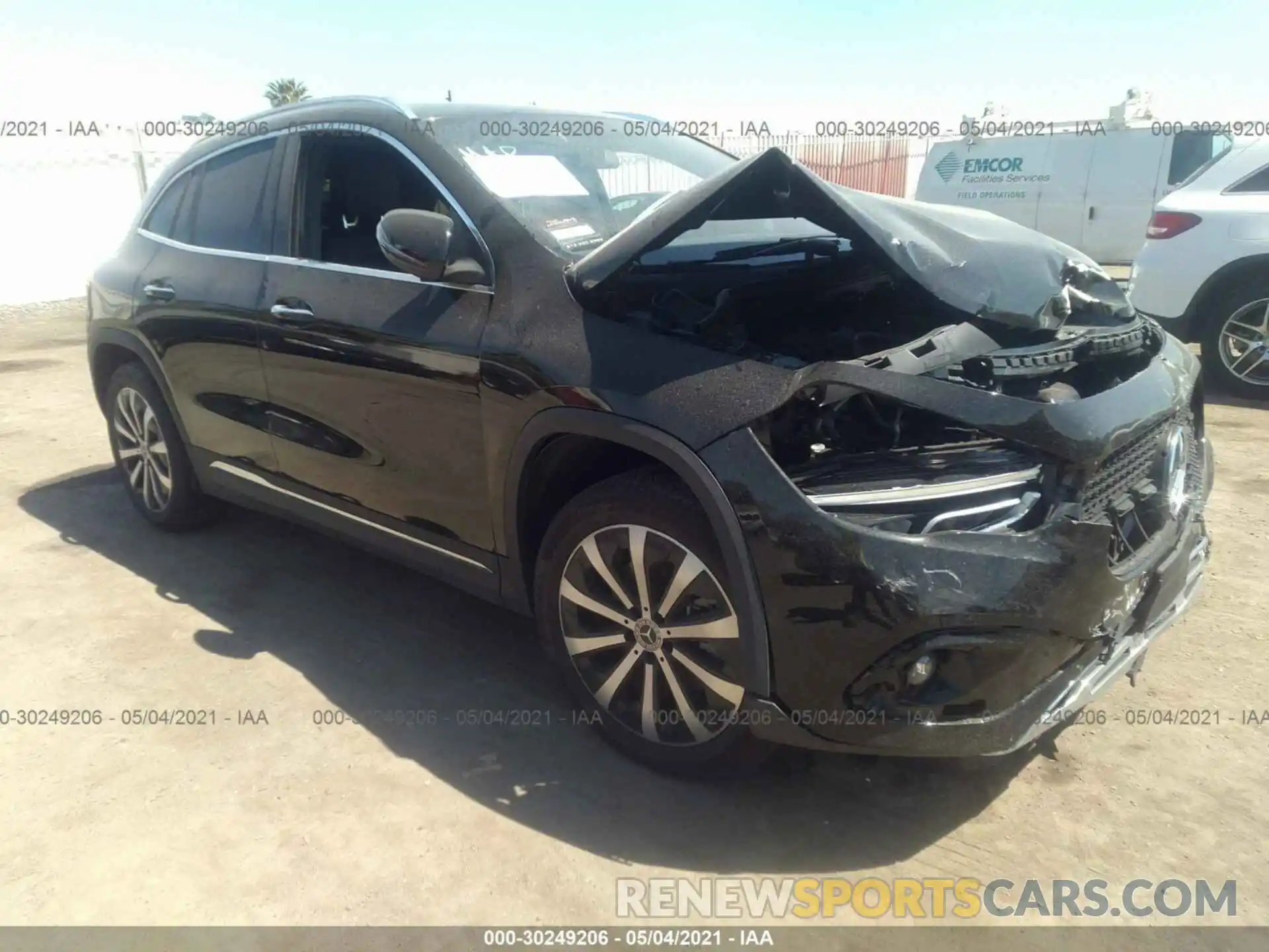 1 Photograph of a damaged car W1N4N4GB8MJ202384 MERCEDES-BENZ GLA 2021