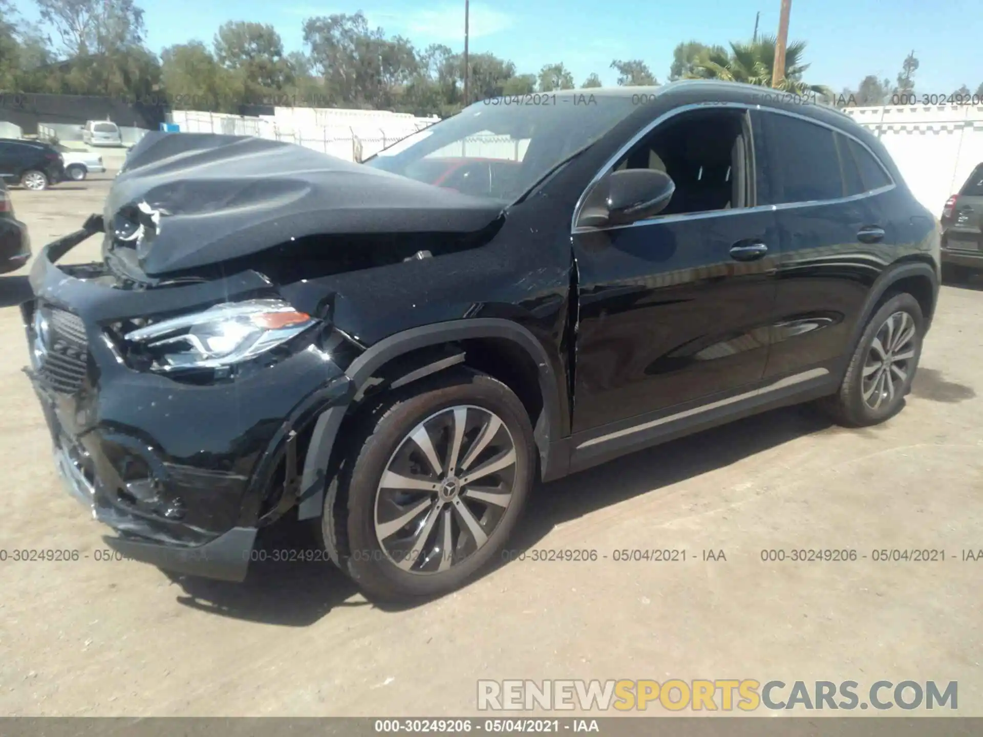 2 Photograph of a damaged car W1N4N4GB8MJ202384 MERCEDES-BENZ GLA 2021