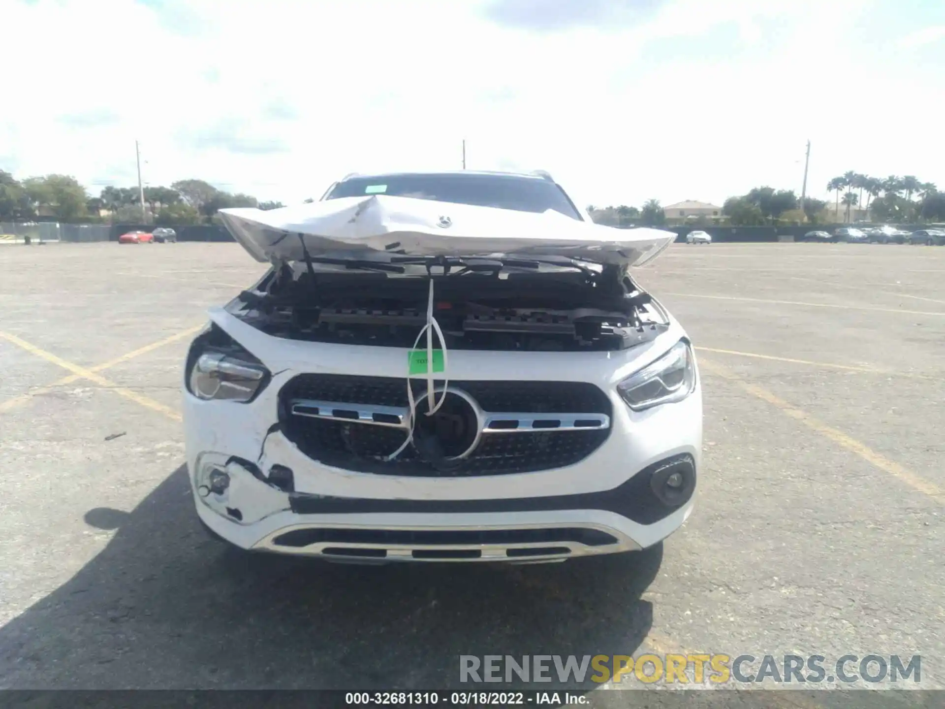 6 Photograph of a damaged car W1N4N4GB8MJ239922 MERCEDES-BENZ GLA 2021