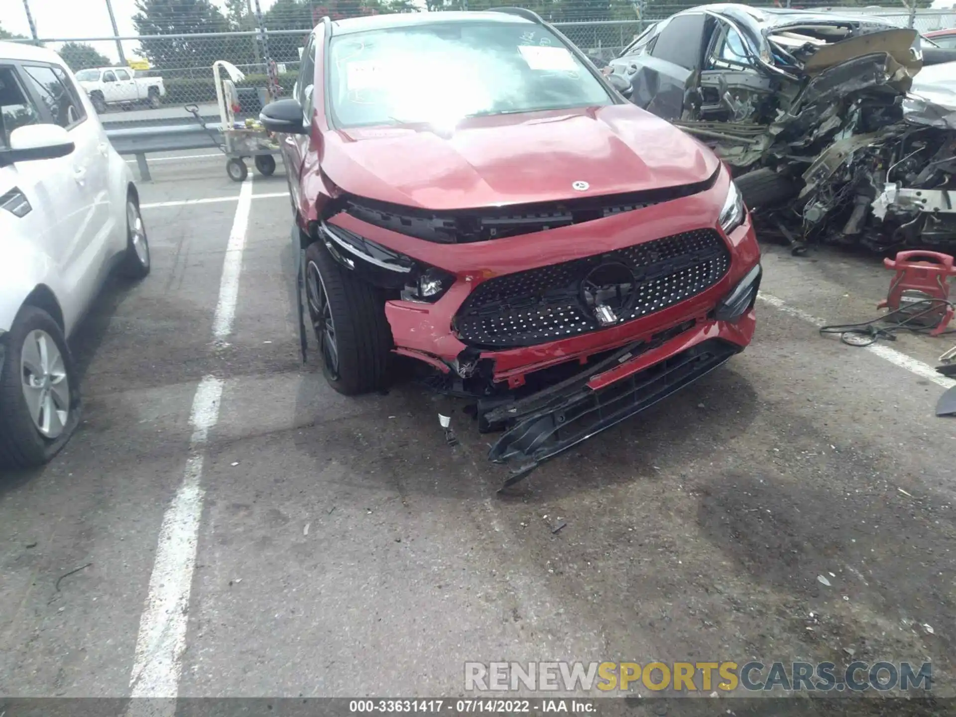 6 Photograph of a damaged car W1N4N4GB8MJ270216 MERCEDES-BENZ GLA 2021