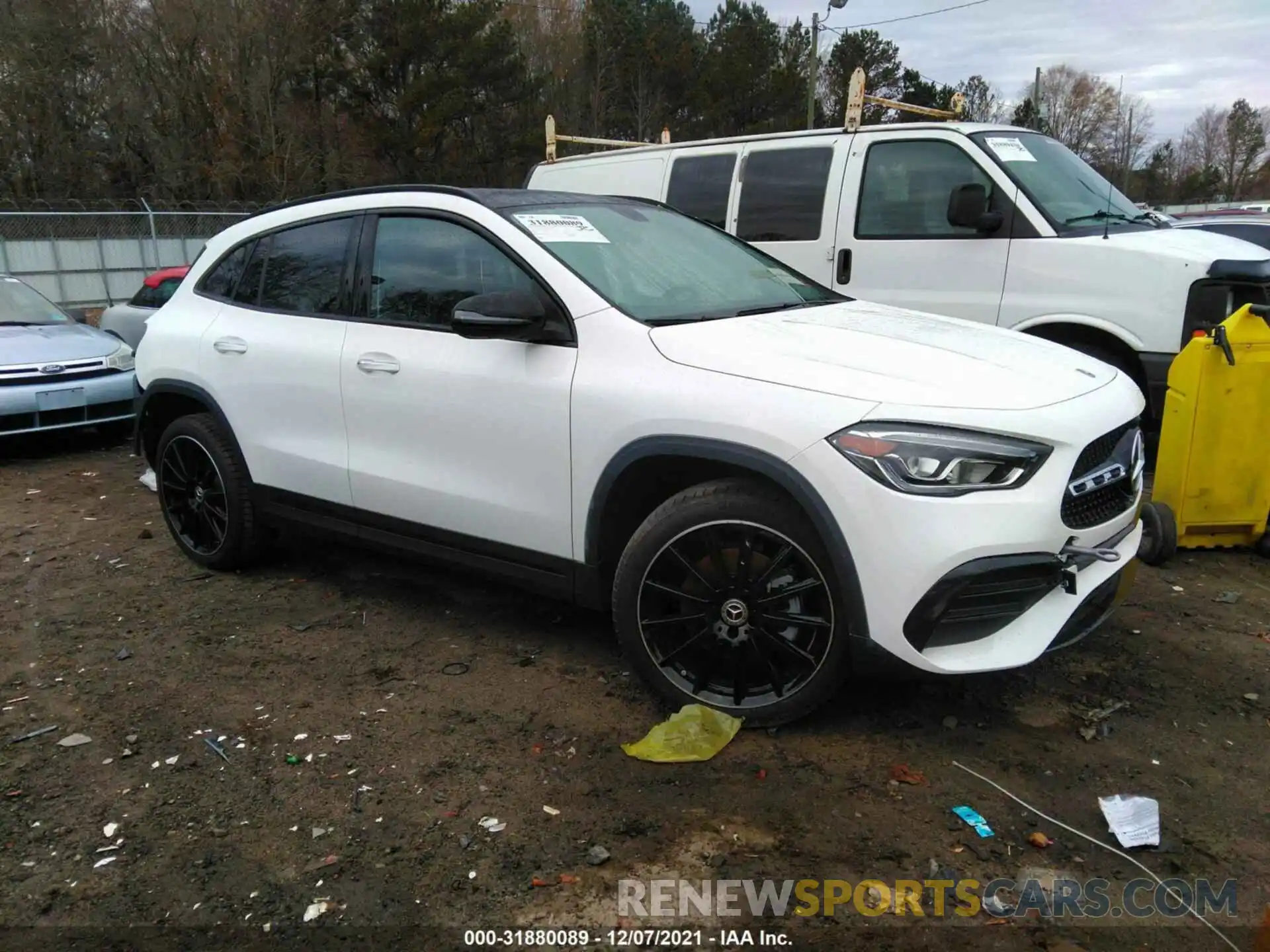 1 Photograph of a damaged car W1N4N4GB9MJ161229 MERCEDES-BENZ GLA 2021