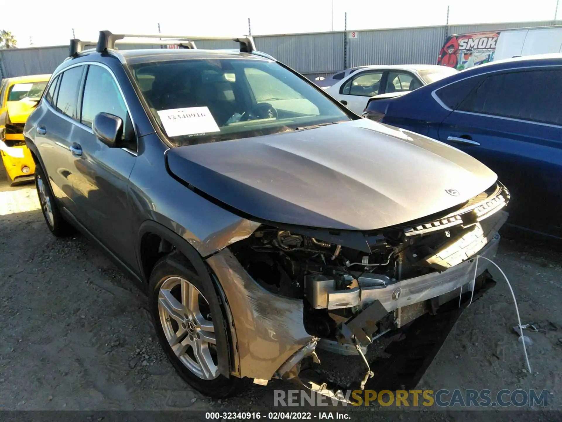 1 Photograph of a damaged car W1N4N4GB9MJ168990 MERCEDES-BENZ GLA 2021