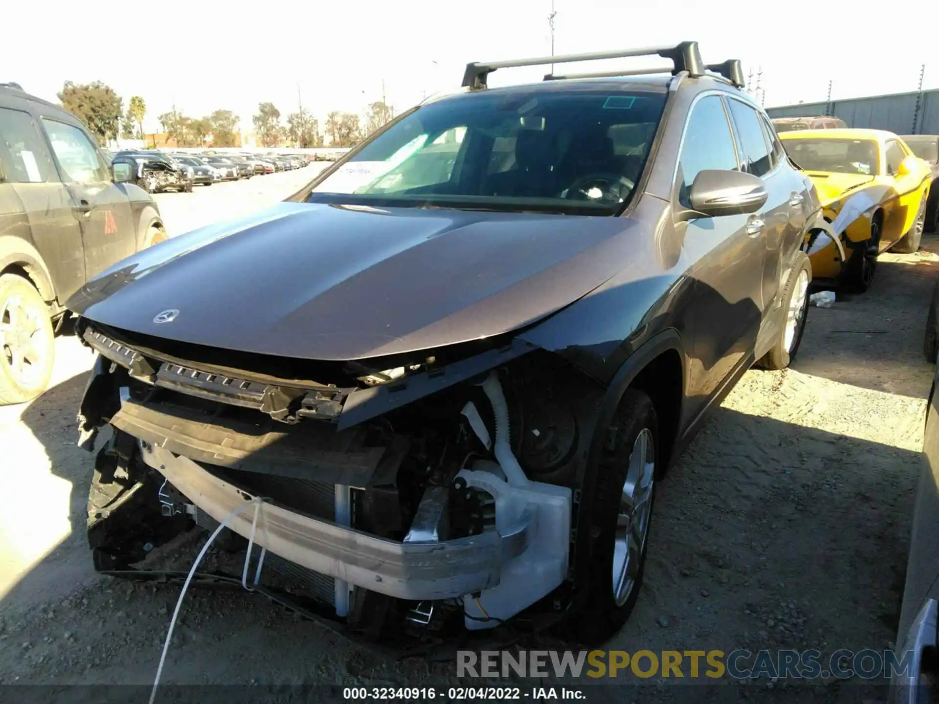 2 Photograph of a damaged car W1N4N4GB9MJ168990 MERCEDES-BENZ GLA 2021