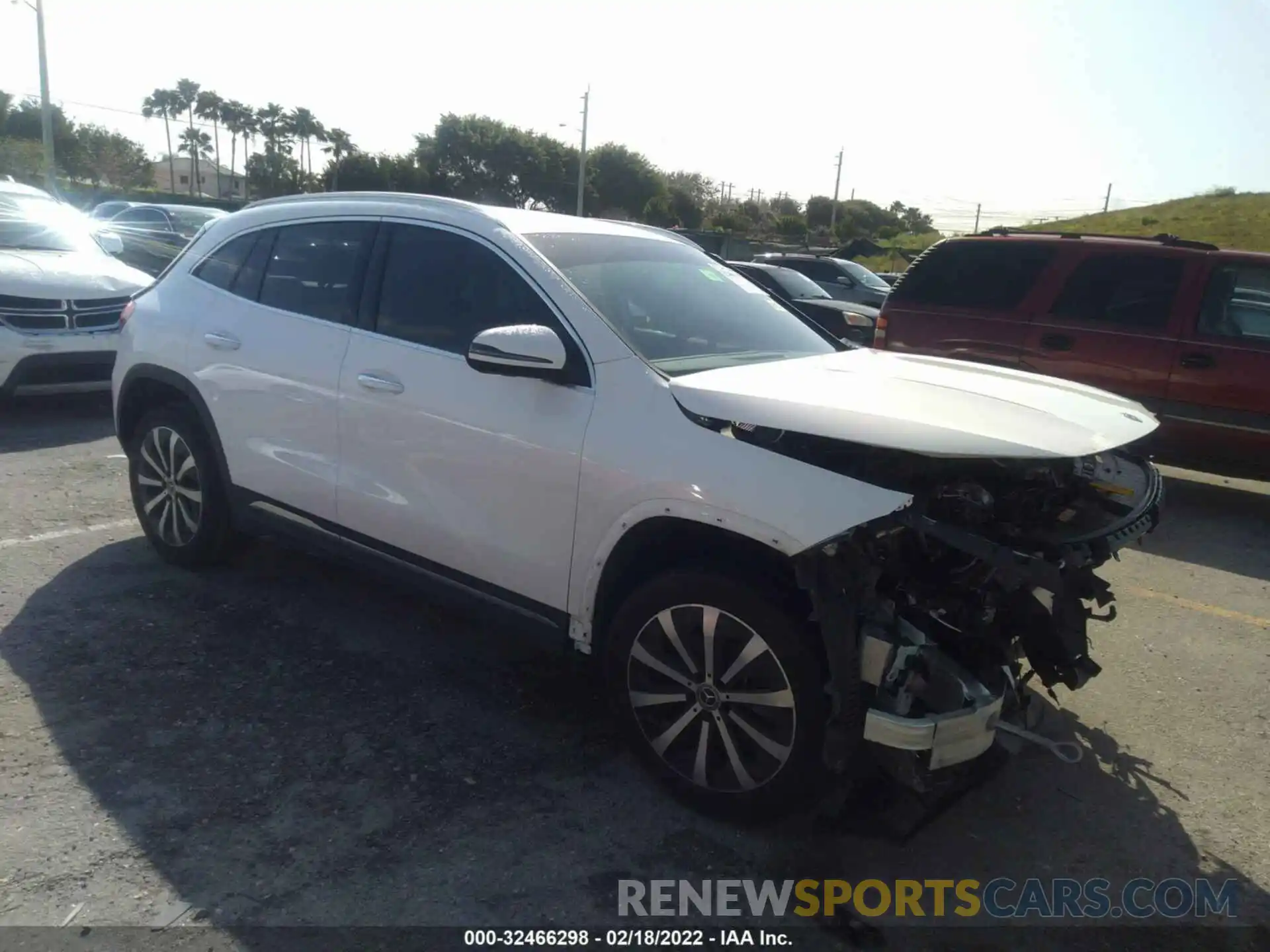 1 Photograph of a damaged car W1N4N4GBXMJ151518 MERCEDES-BENZ GLA 2021