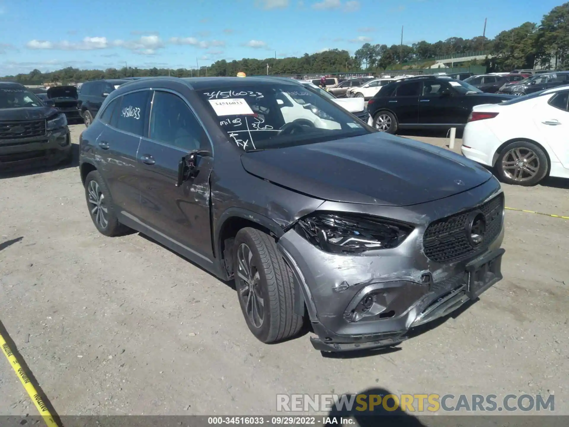 1 Photograph of a damaged car W1N4N4HB1MJ141569 MERCEDES-BENZ GLA 2021