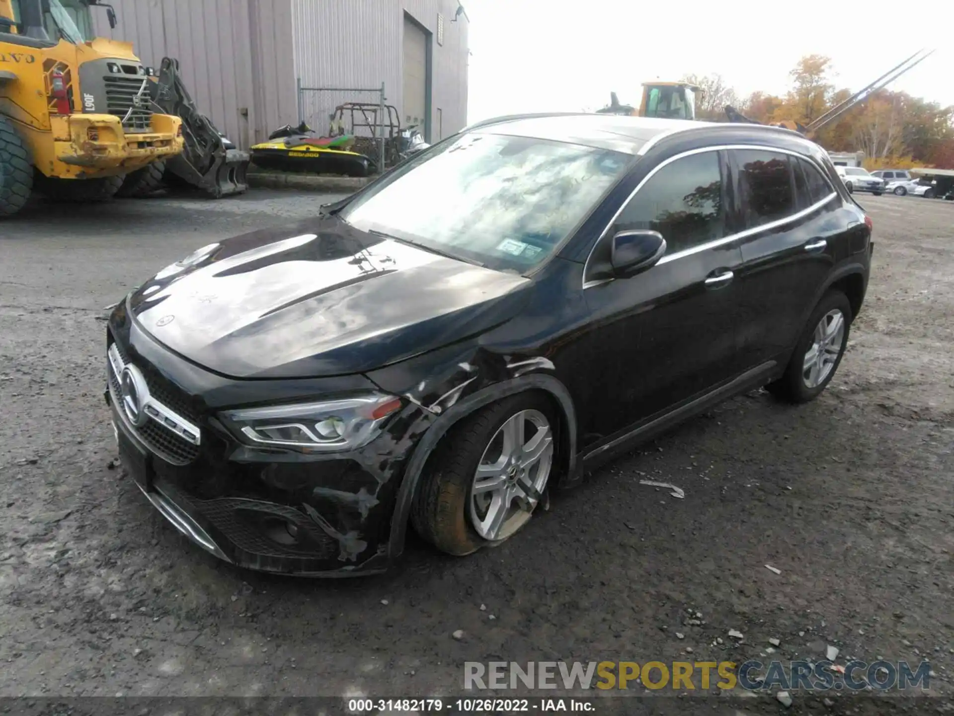 2 Photograph of a damaged car W1N4N4HB1MJ143399 MERCEDES-BENZ GLA 2021