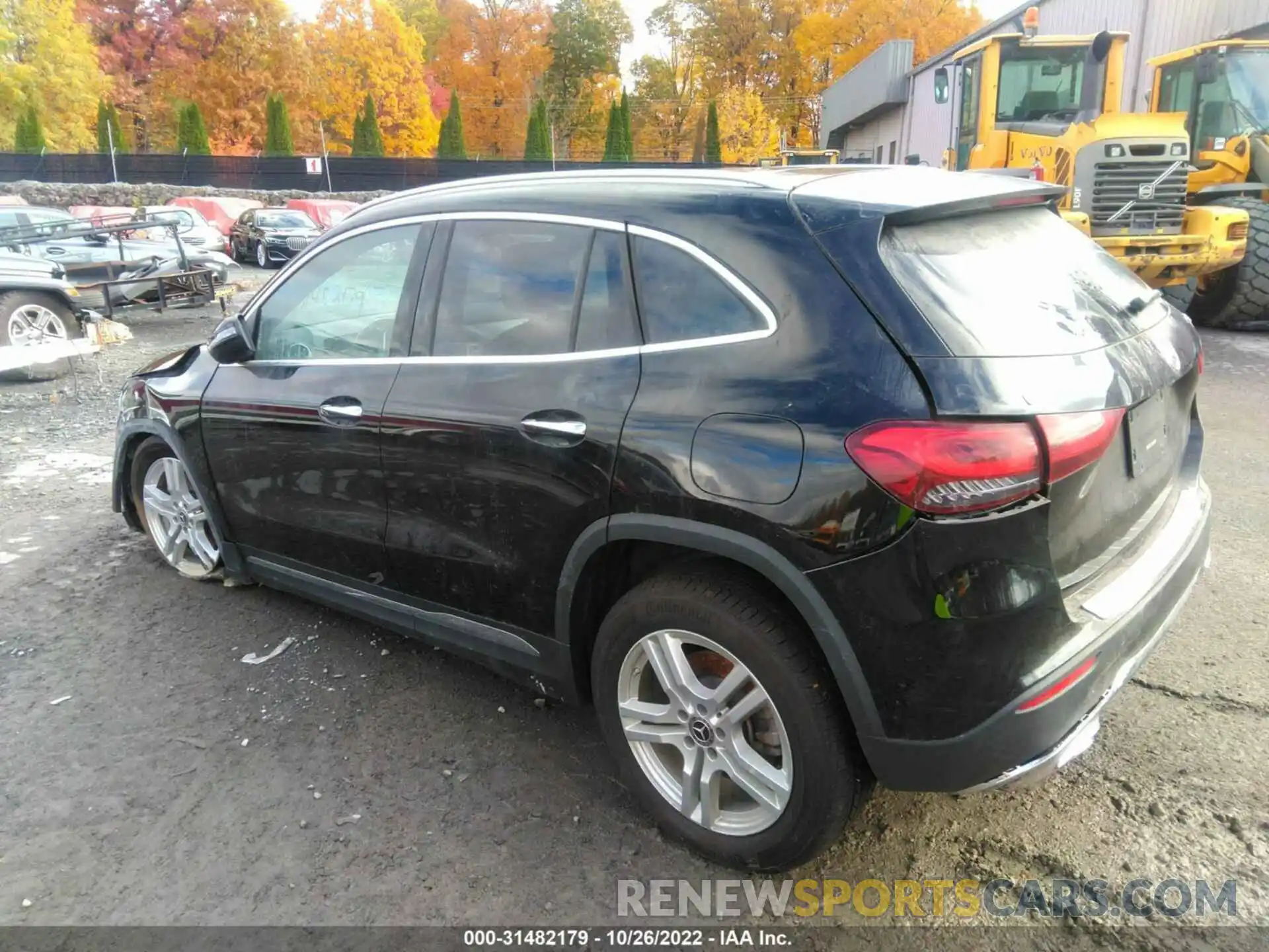 3 Photograph of a damaged car W1N4N4HB1MJ143399 MERCEDES-BENZ GLA 2021