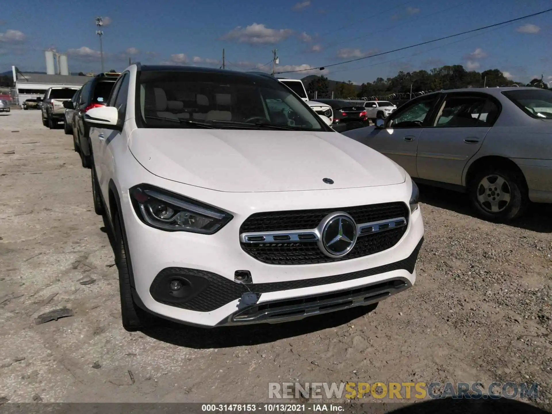 6 Photograph of a damaged car W1N4N4HB1MJ147145 MERCEDES-BENZ GLA 2021