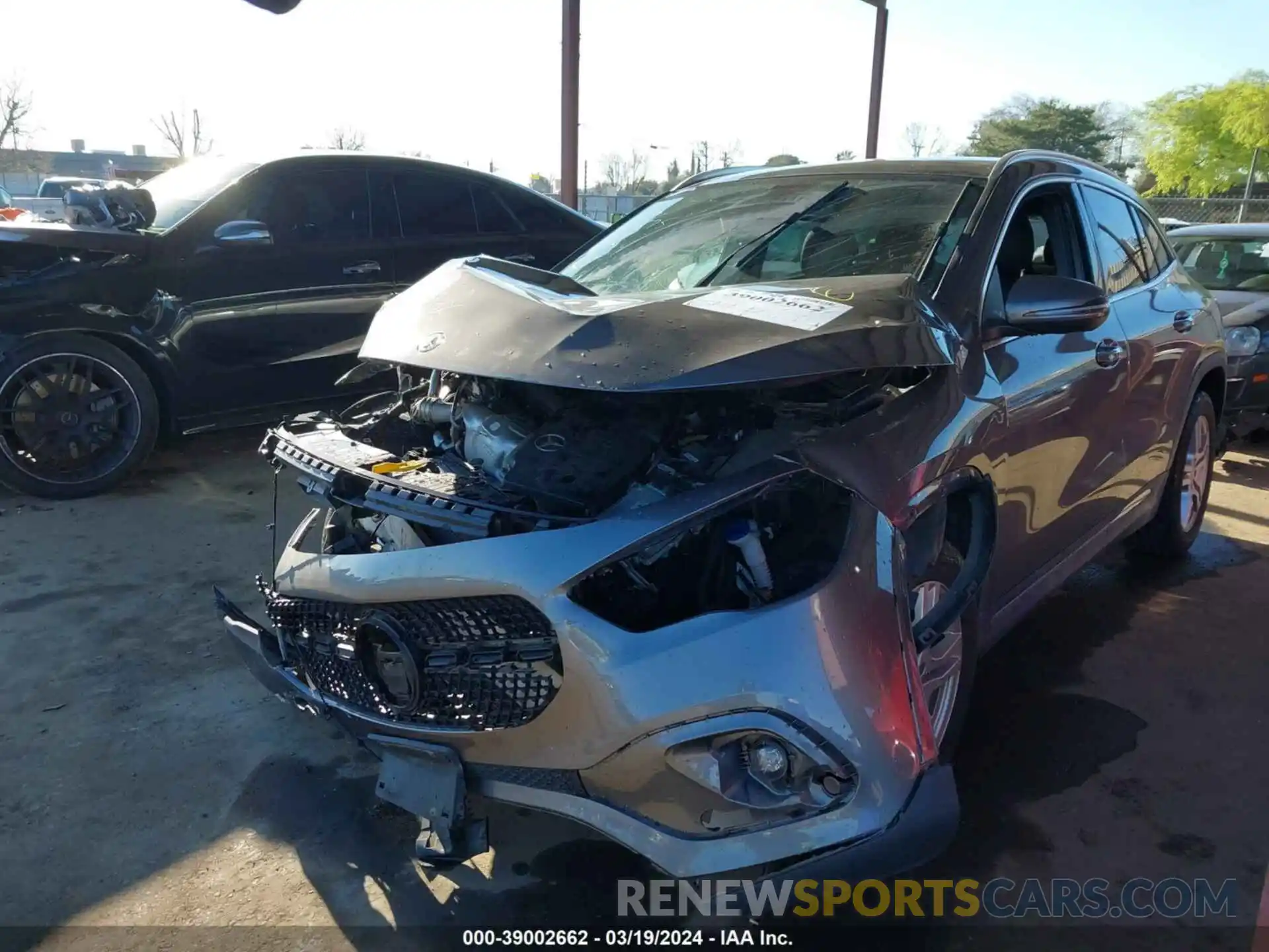 2 Photograph of a damaged car W1N4N4HB1MJ153057 MERCEDES-BENZ GLA 2021