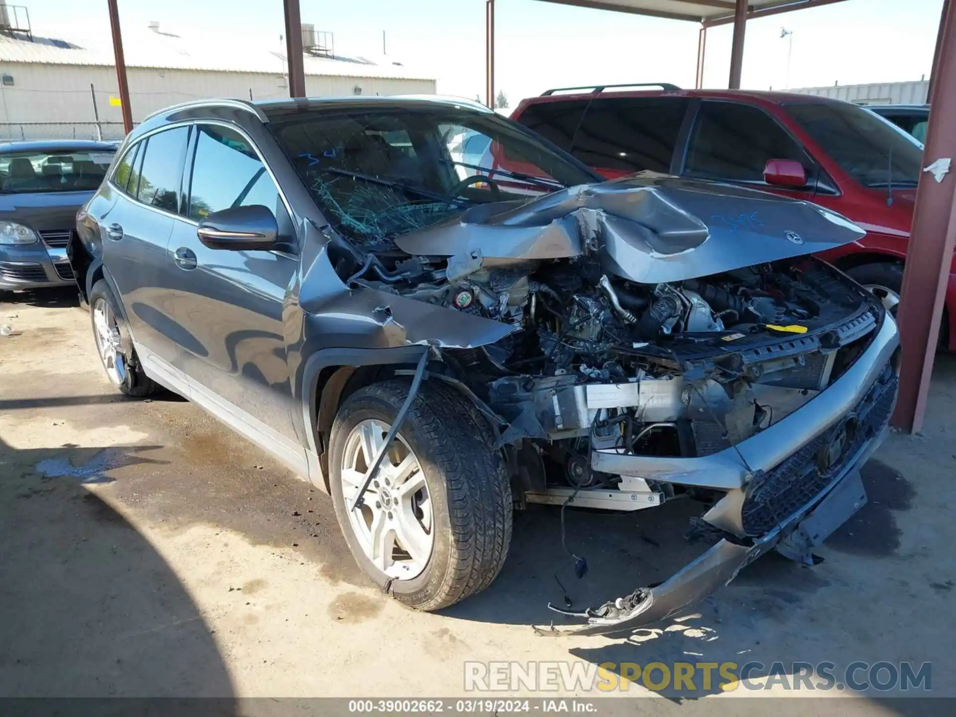 21 Photograph of a damaged car W1N4N4HB1MJ153057 MERCEDES-BENZ GLA 2021