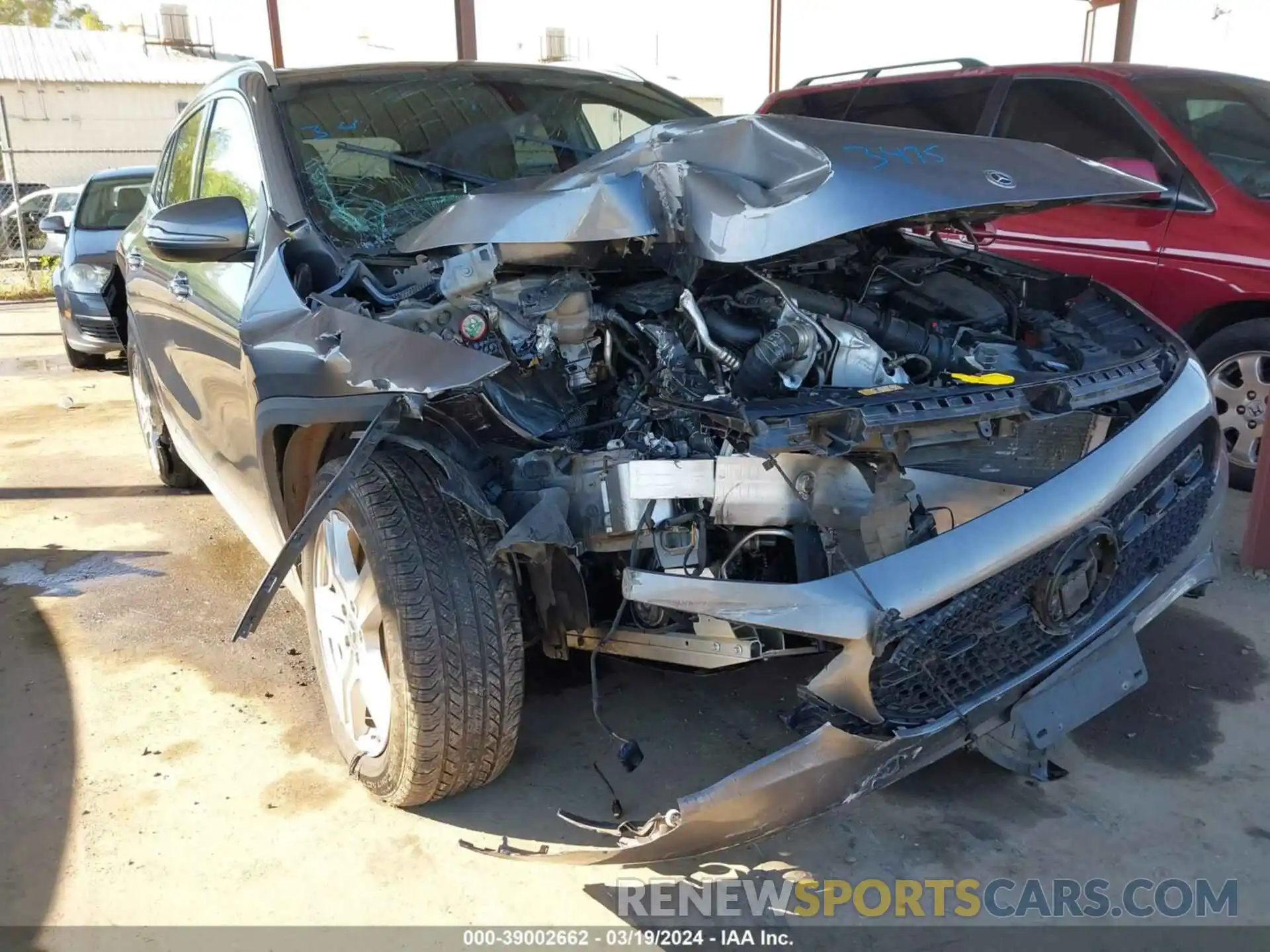 6 Фотография поврежденного автомобиля W1N4N4HB1MJ153057 MERCEDES-BENZ GLA 2021