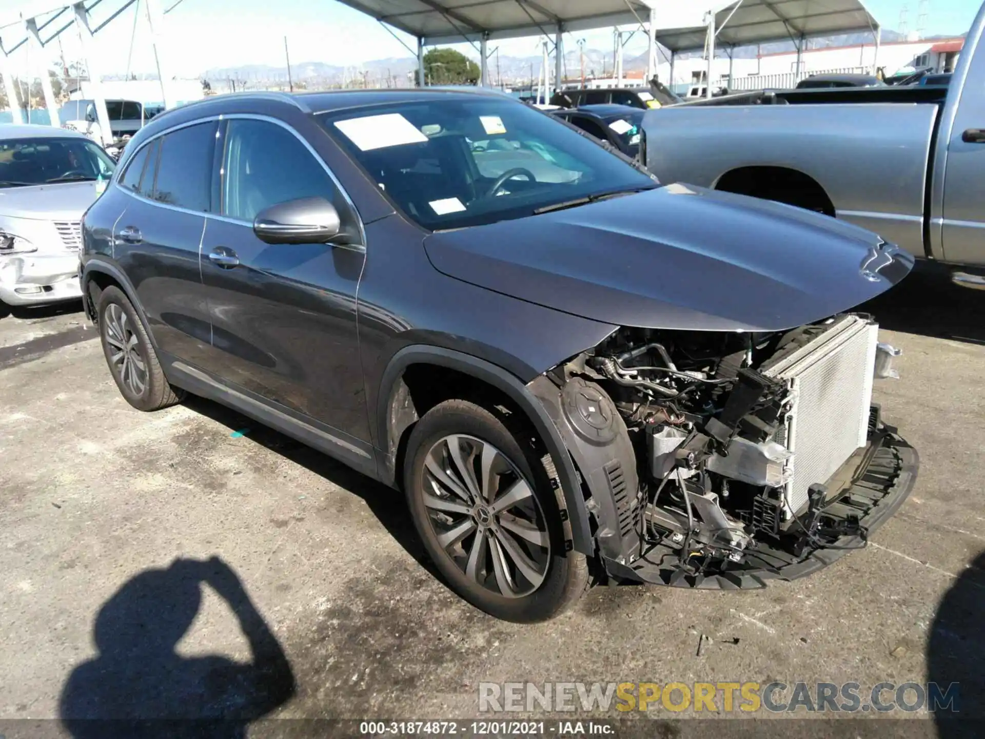 1 Photograph of a damaged car W1N4N4HB1MJ154919 MERCEDES-BENZ GLA 2021