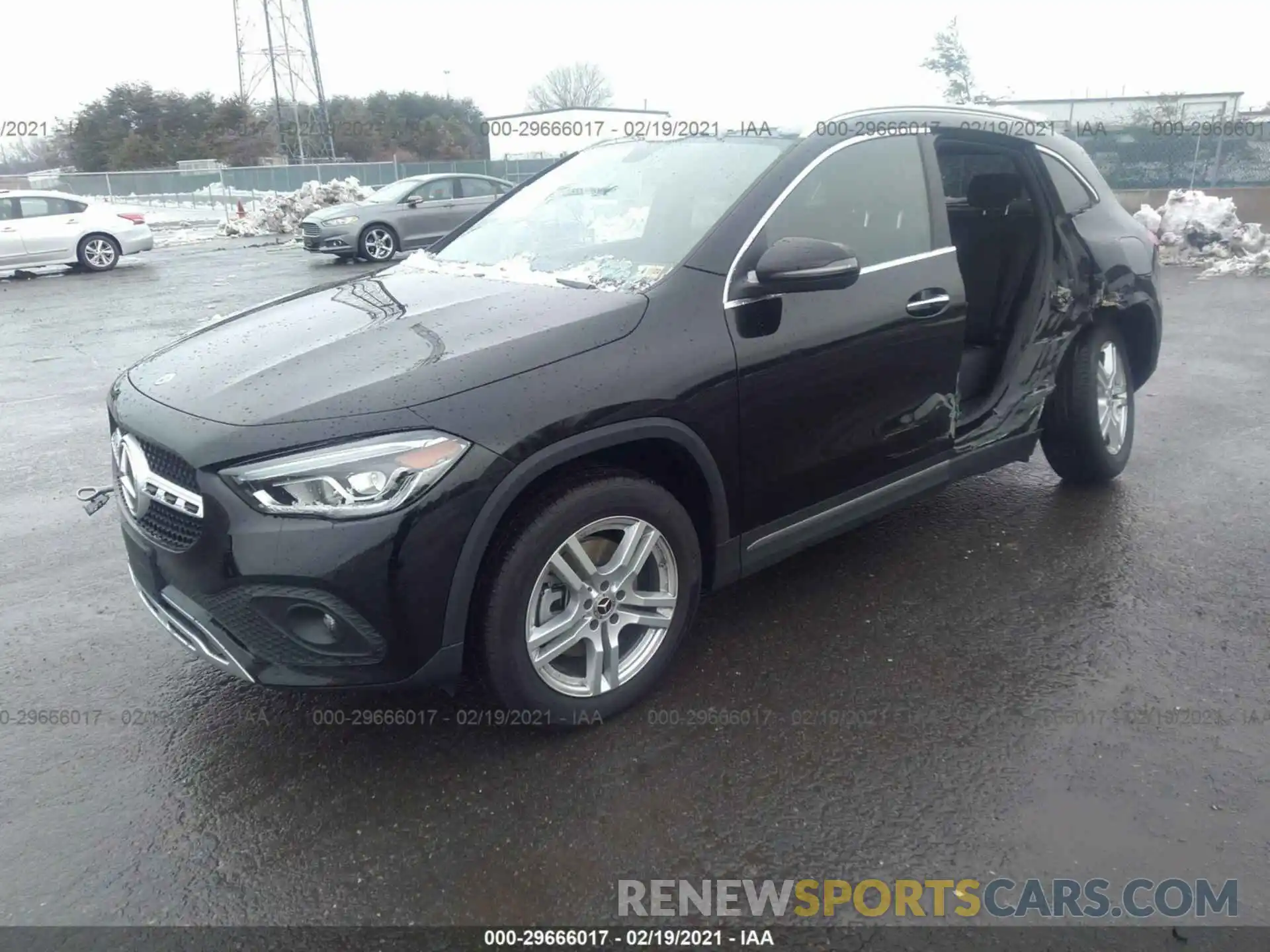 2 Photograph of a damaged car W1N4N4HB1MJ244300 MERCEDES-BENZ GLA 2021