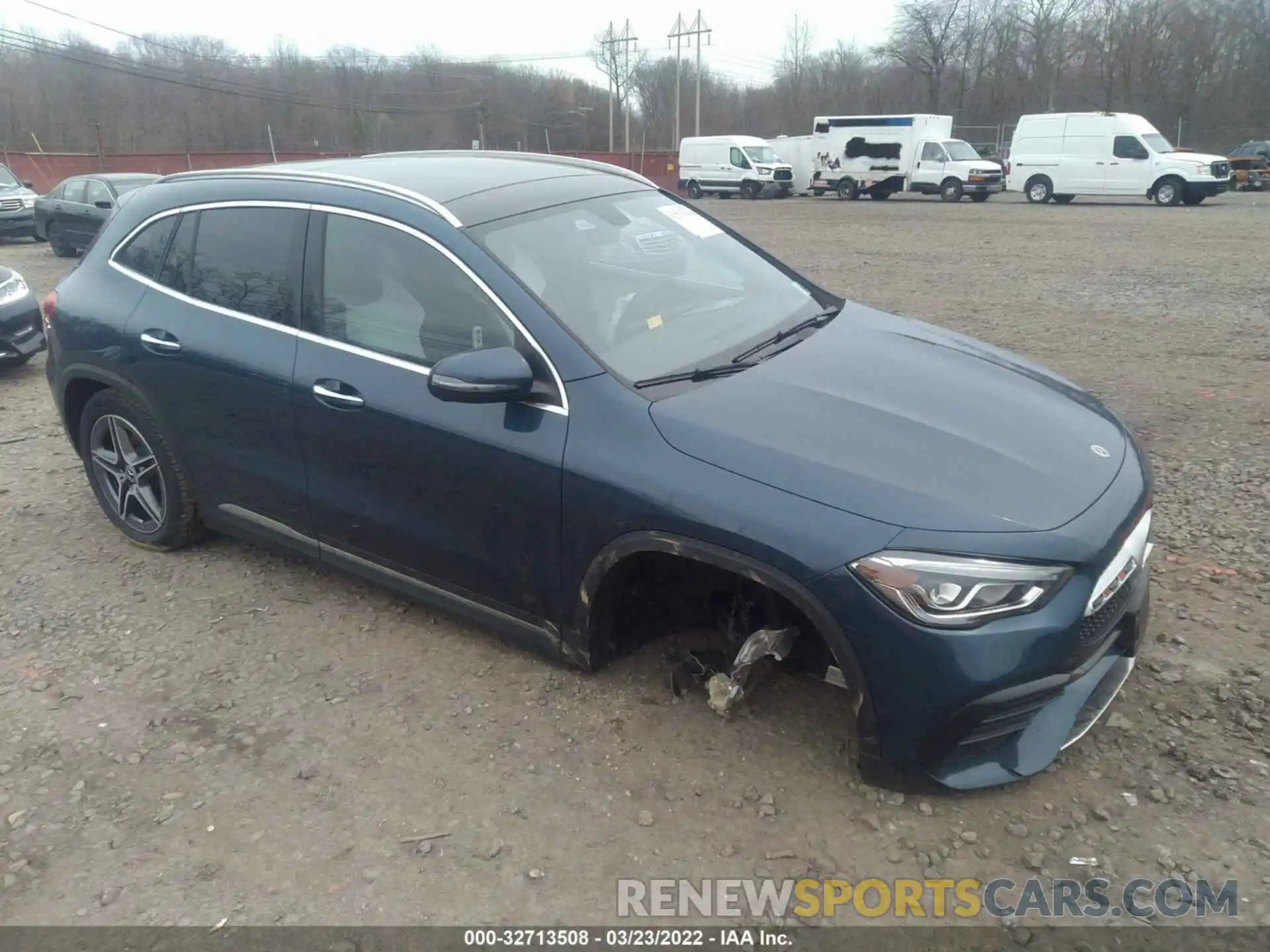 1 Photograph of a damaged car W1N4N4HB1MJ251473 MERCEDES-BENZ GLA 2021