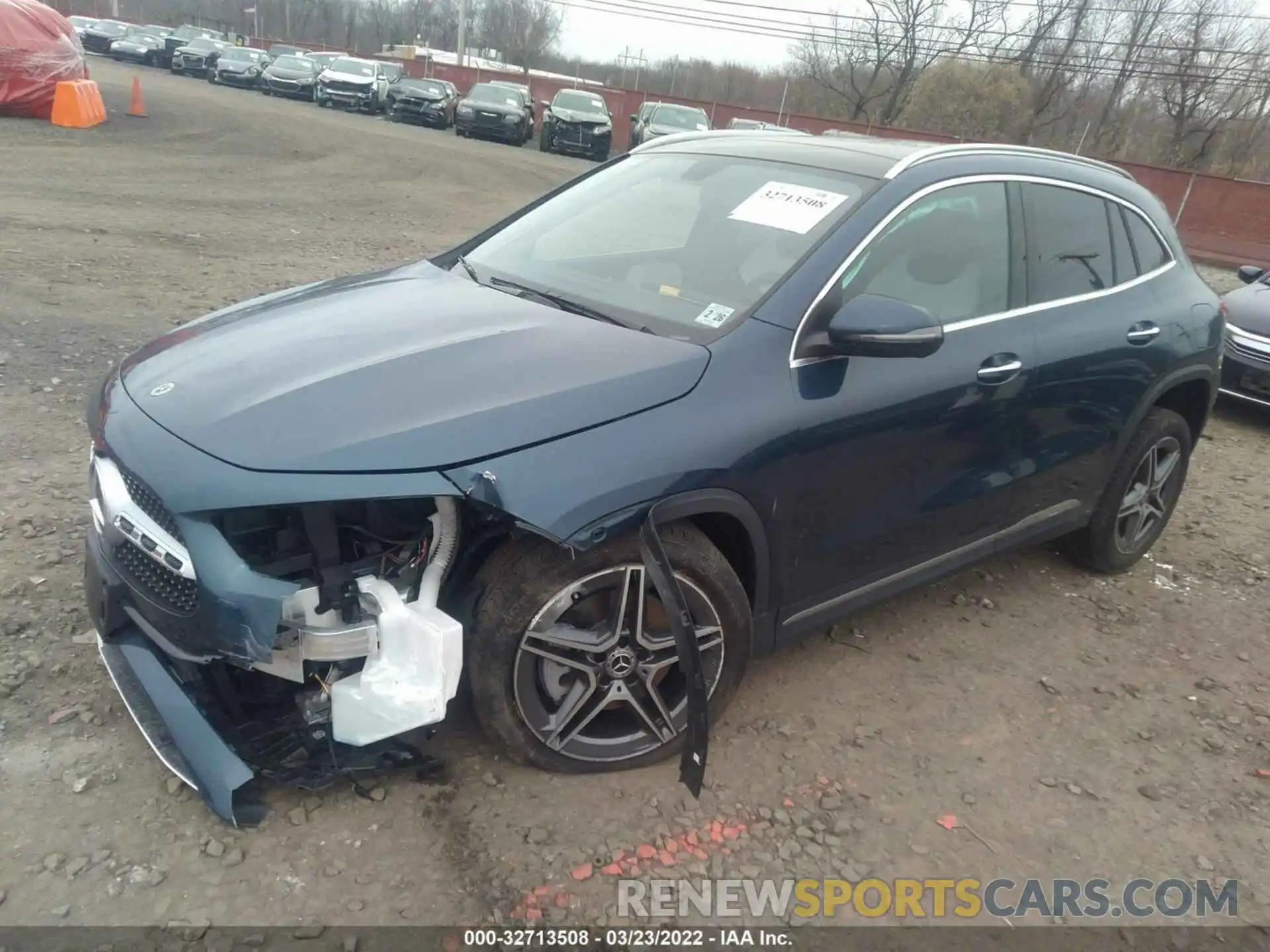 2 Photograph of a damaged car W1N4N4HB1MJ251473 MERCEDES-BENZ GLA 2021