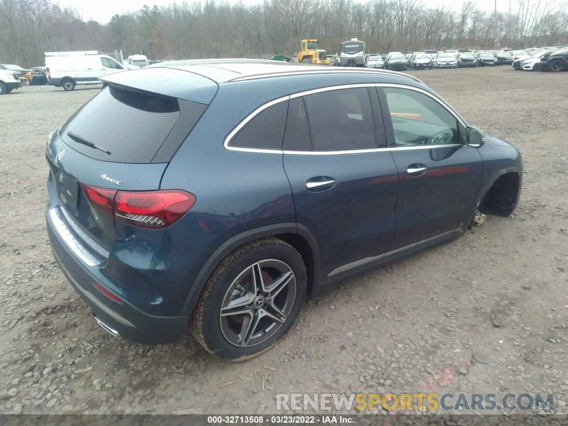 4 Фотография поврежденного автомобиля W1N4N4HB1MJ251473 MERCEDES-BENZ GLA 2021