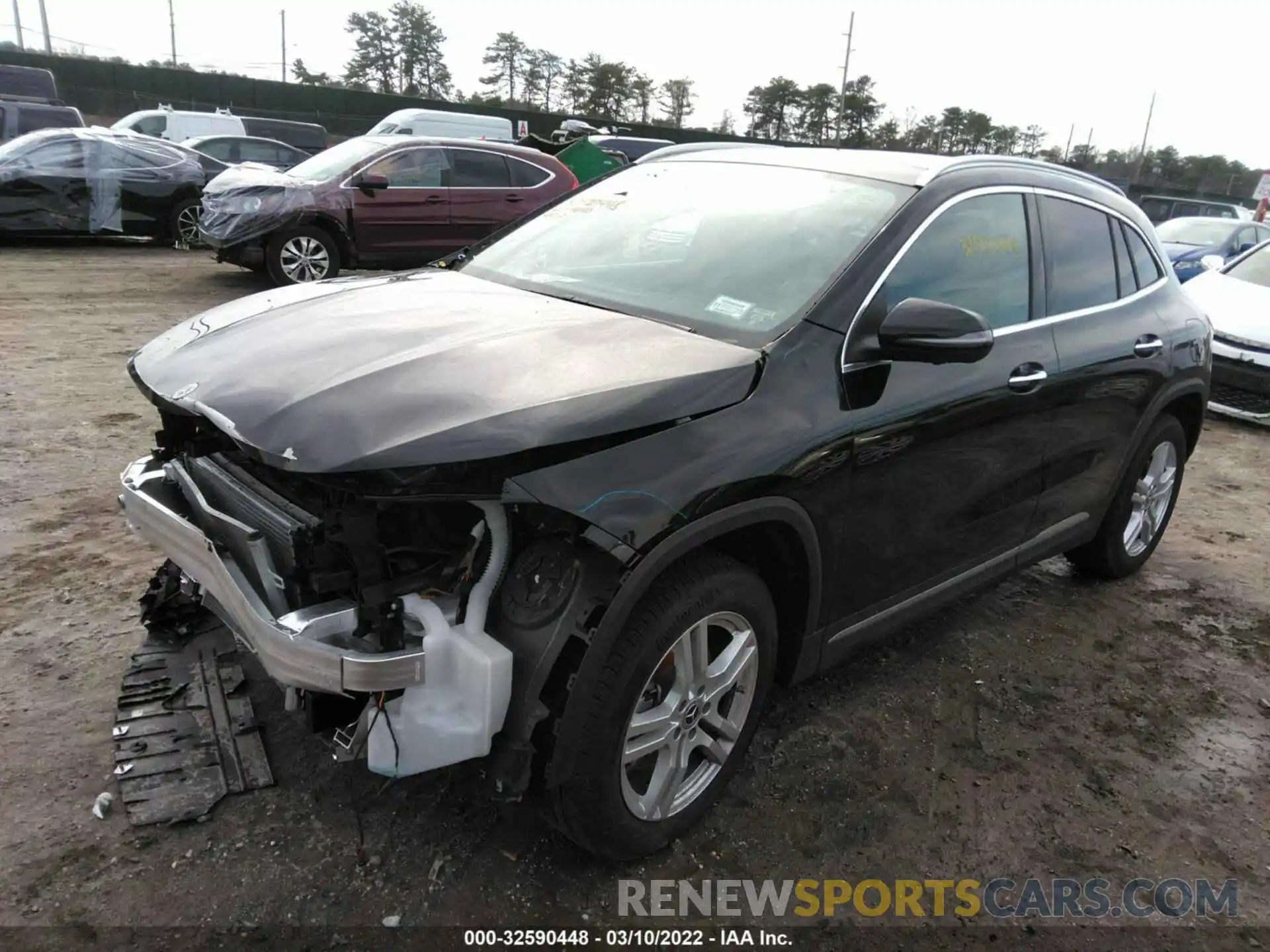 2 Photograph of a damaged car W1N4N4HB2MJ288628 MERCEDES-BENZ GLA 2021