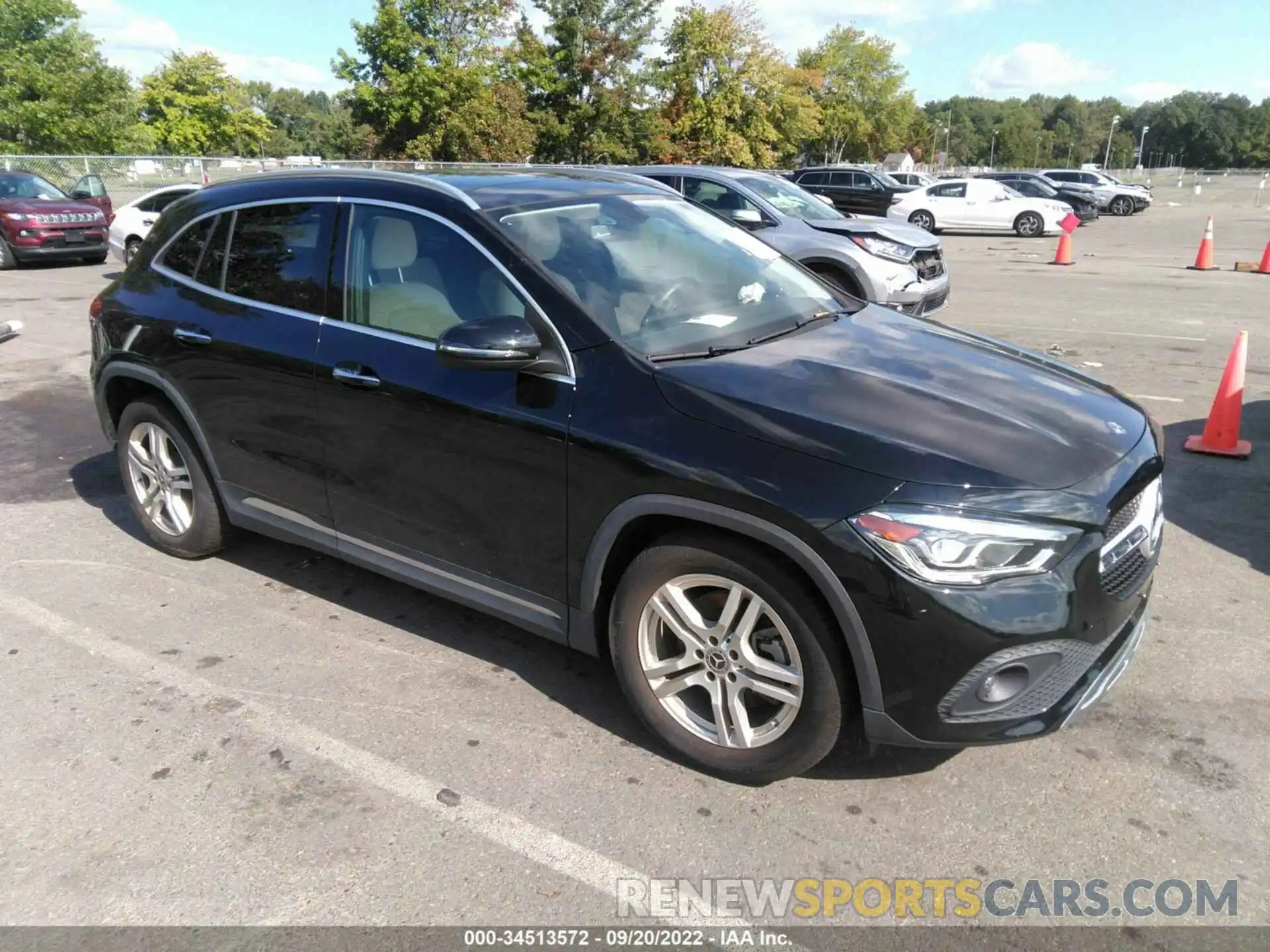 1 Photograph of a damaged car W1N4N4HB3MJ150080 MERCEDES-BENZ GLA 2021