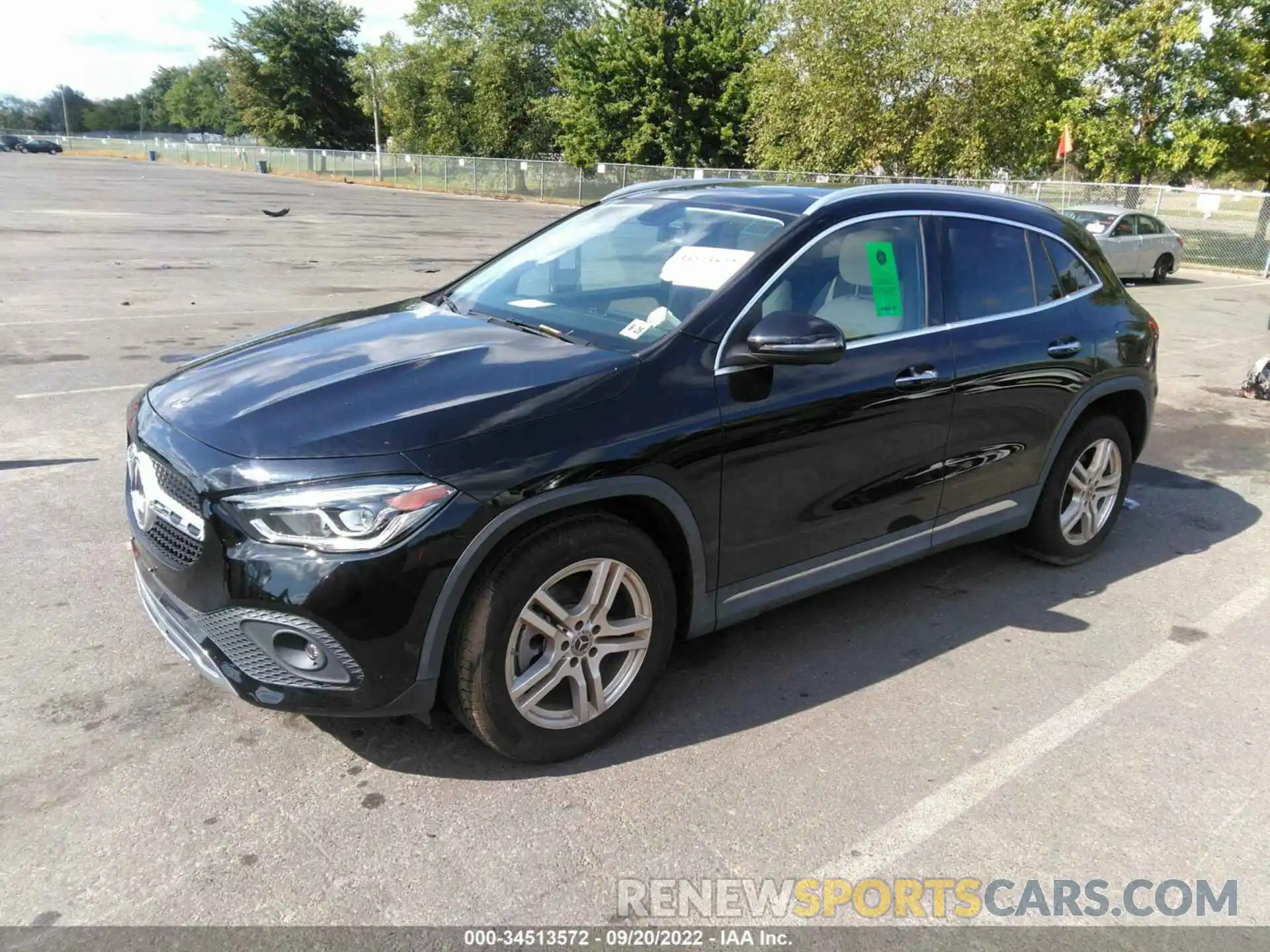 2 Photograph of a damaged car W1N4N4HB3MJ150080 MERCEDES-BENZ GLA 2021