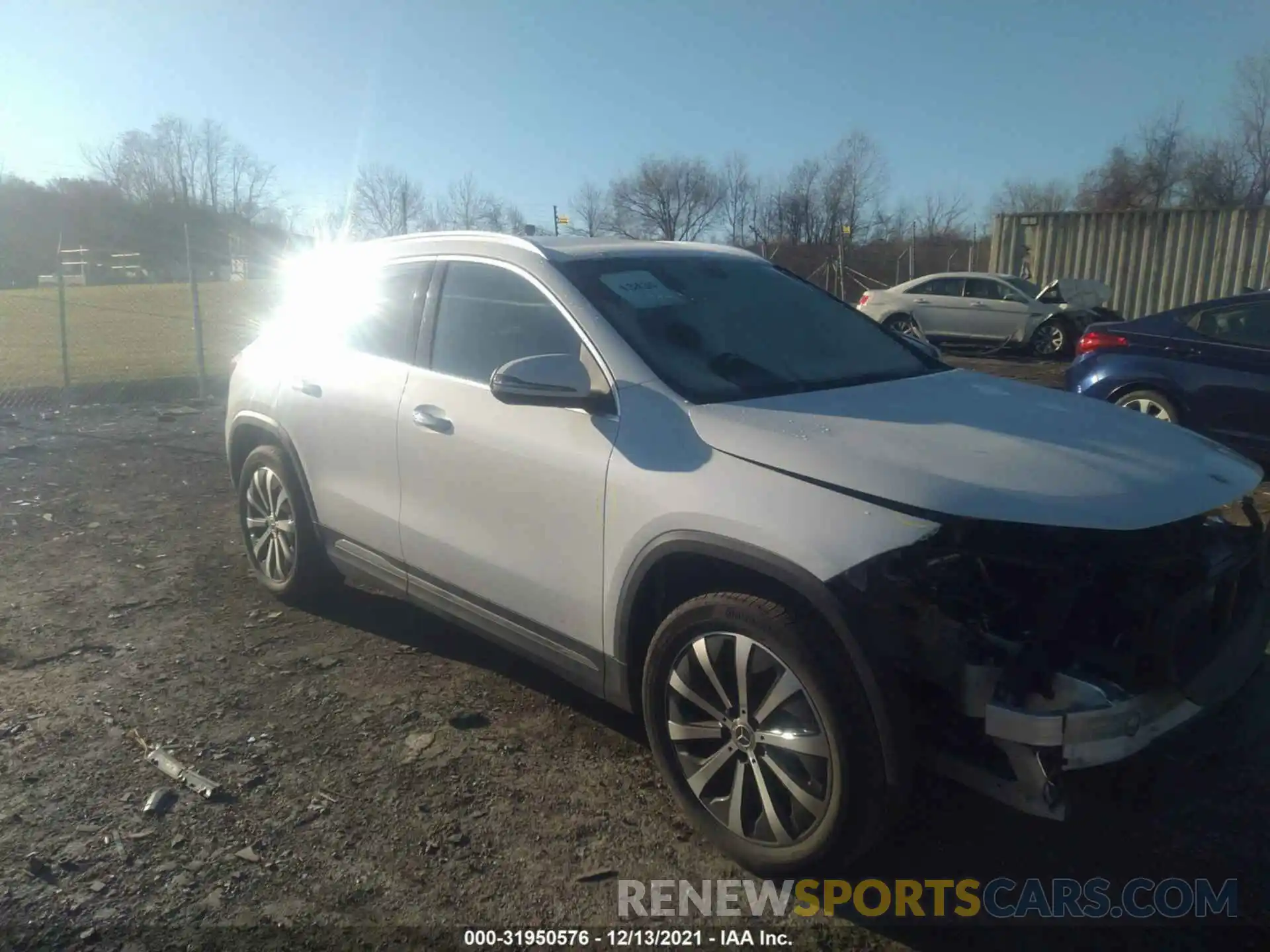 1 Photograph of a damaged car W1N4N4HB4MJ183315 MERCEDES-BENZ GLA 2021