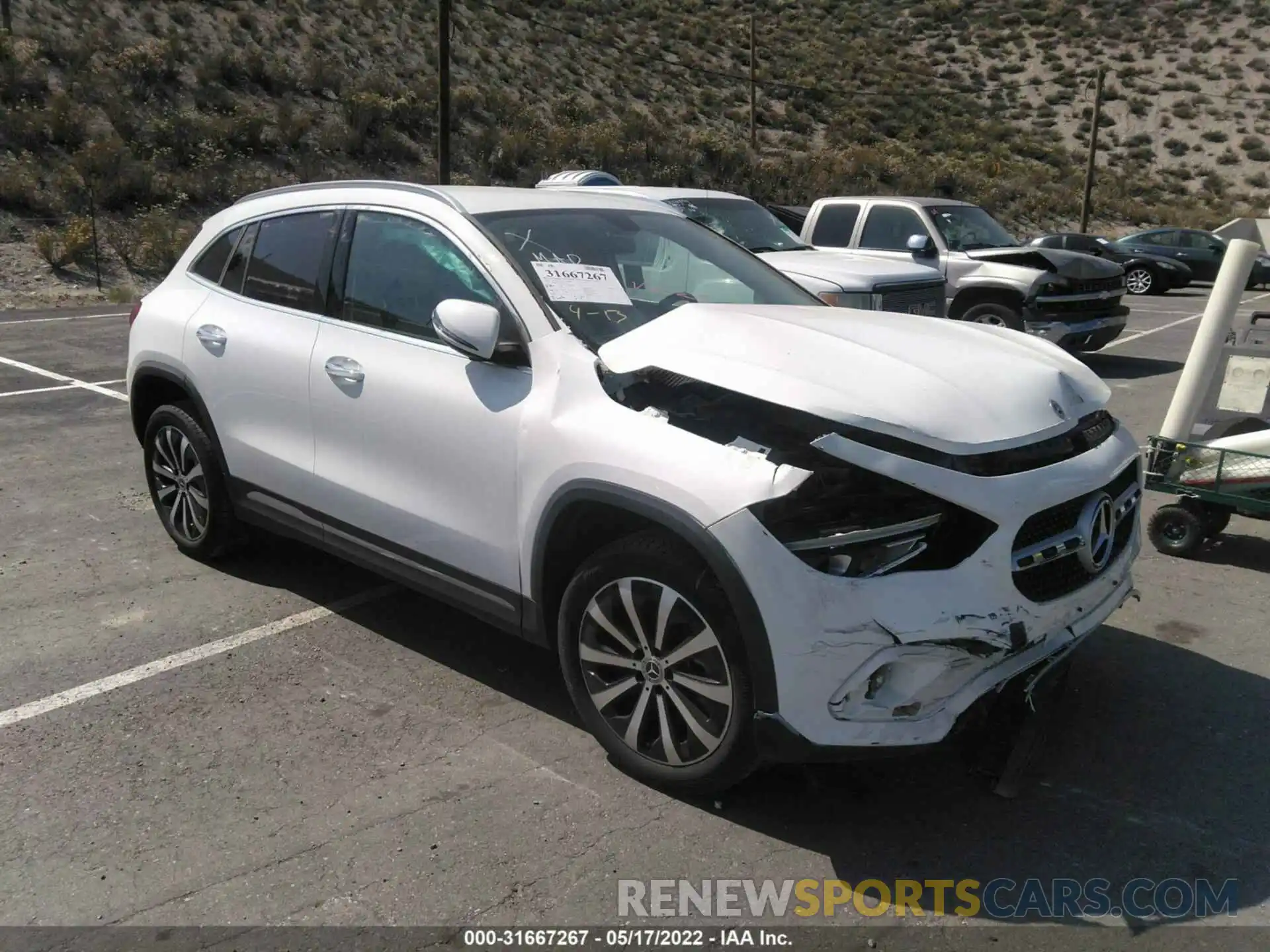 1 Photograph of a damaged car W1N4N4HB4MJ219553 MERCEDES-BENZ GLA 2021