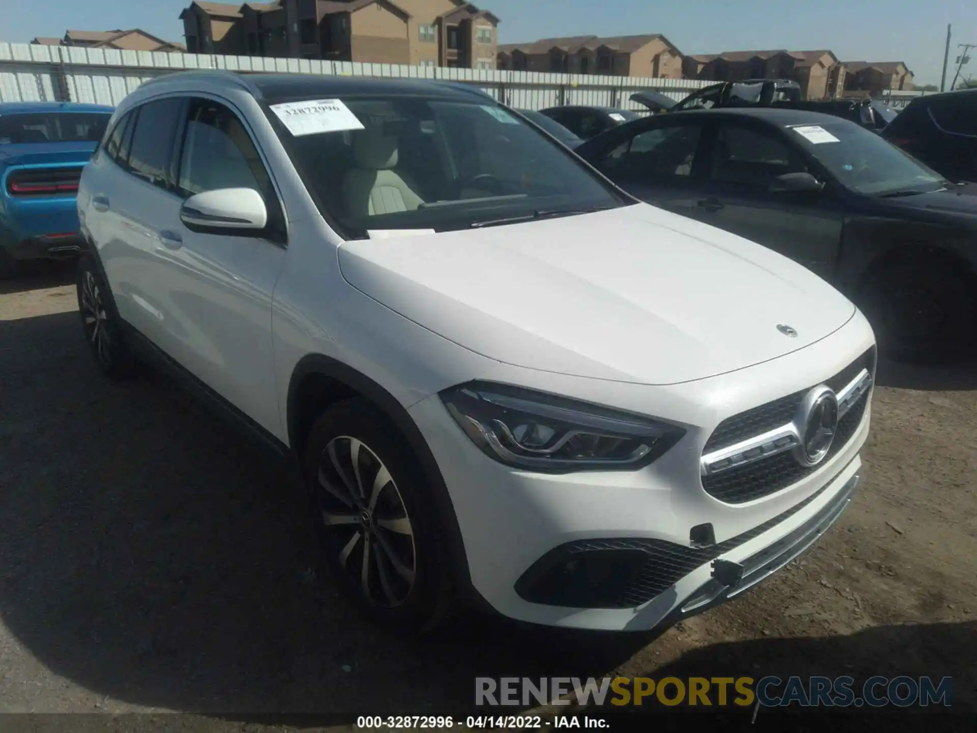 1 Фотография поврежденного автомобиля W1N4N4HB4MJ257400 MERCEDES-BENZ GLA 2021