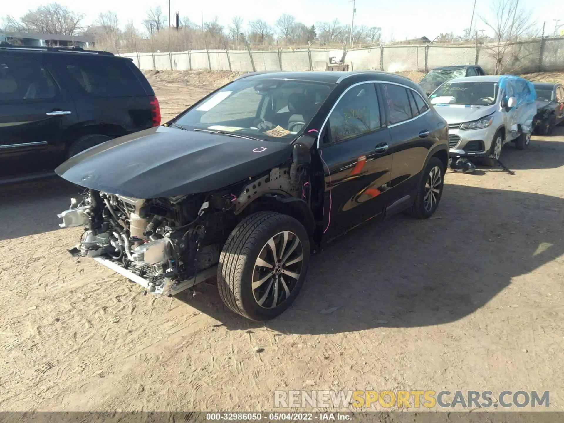 2 Photograph of a damaged car W1N4N4HB4MJ285617 MERCEDES-BENZ GLA 2021