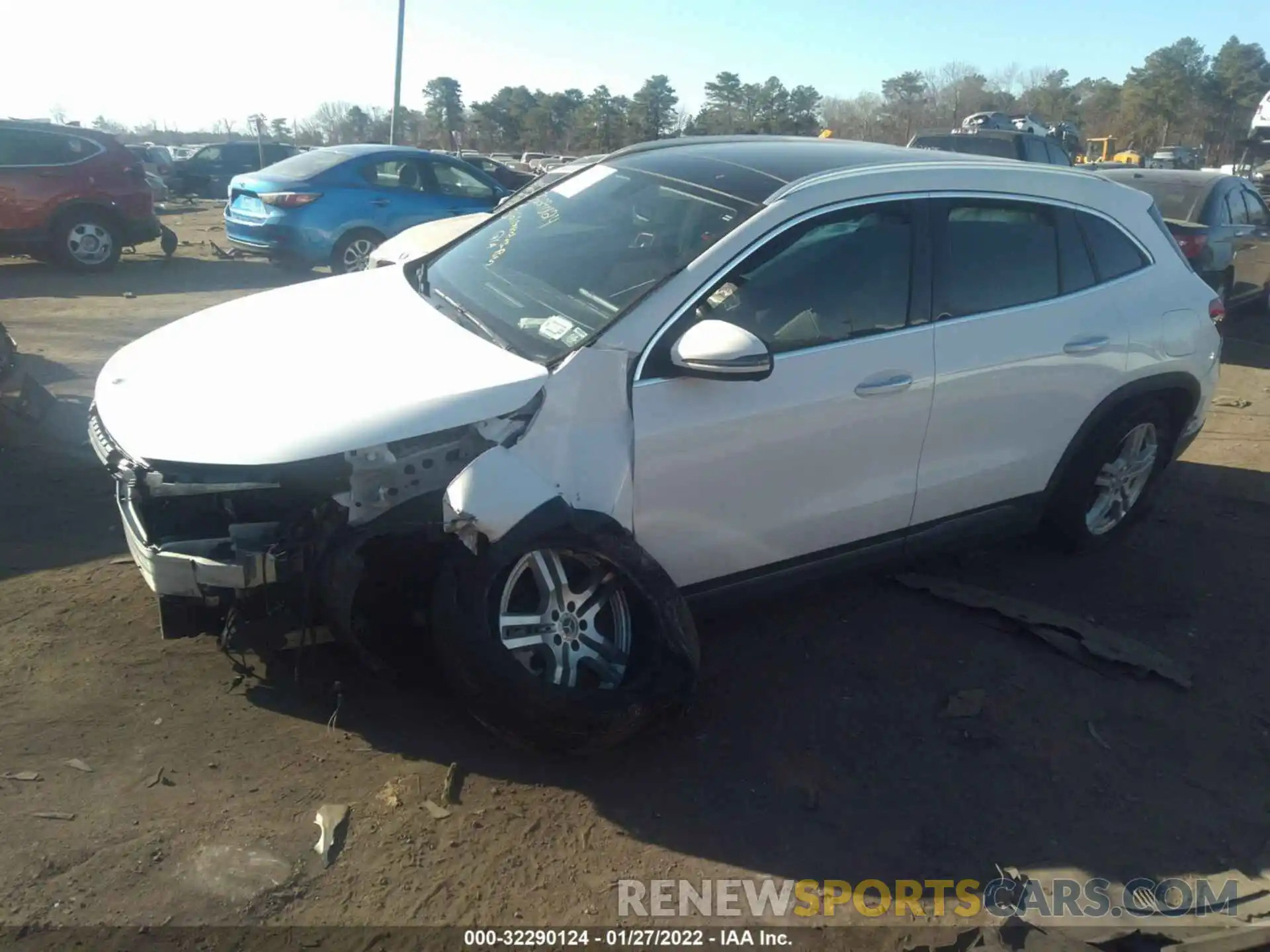 2 Photograph of a damaged car W1N4N4HB5MJ185364 MERCEDES-BENZ GLA 2021