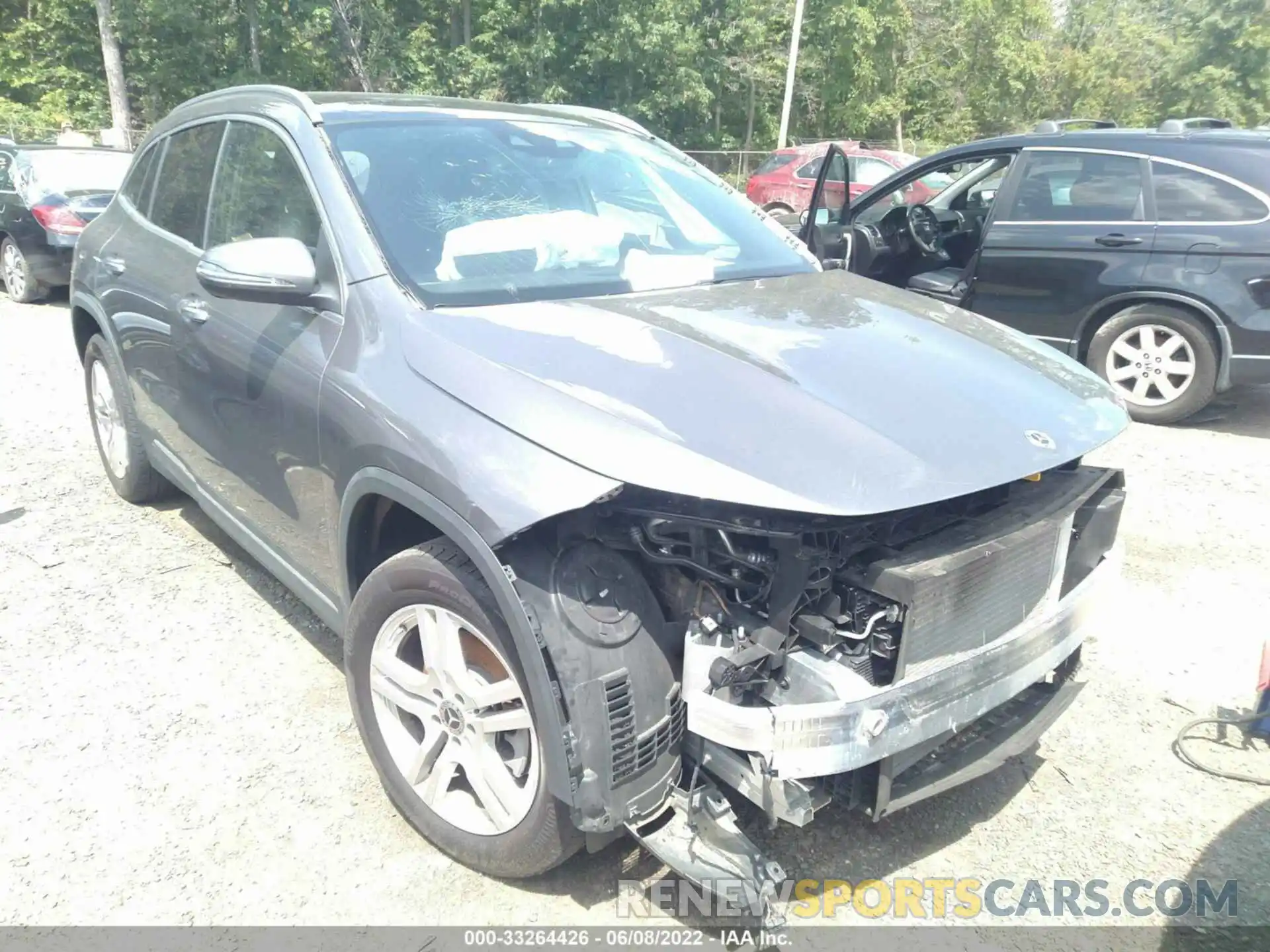 1 Photograph of a damaged car W1N4N4HB5MJ188488 MERCEDES-BENZ GLA 2021