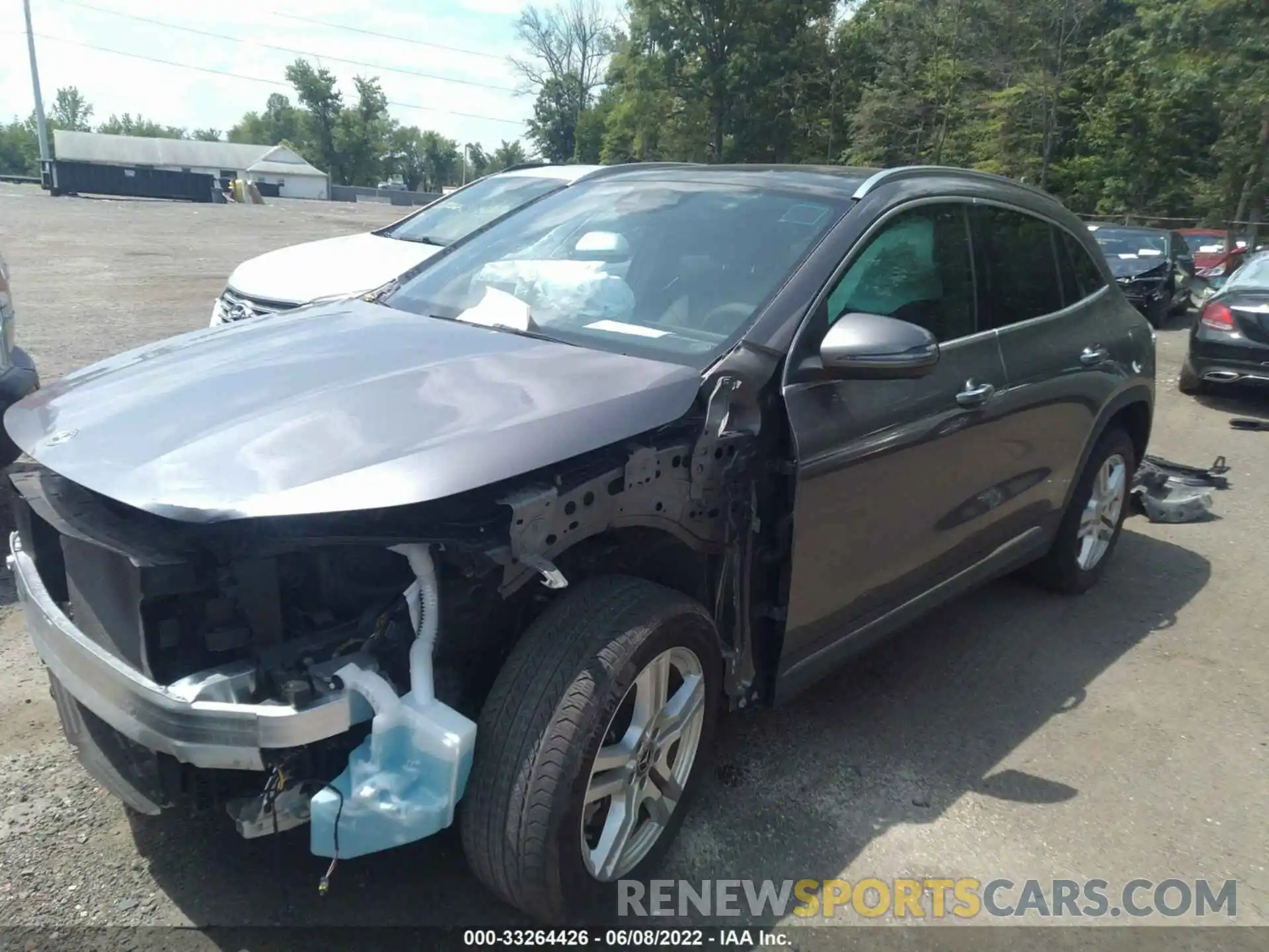 2 Photograph of a damaged car W1N4N4HB5MJ188488 MERCEDES-BENZ GLA 2021